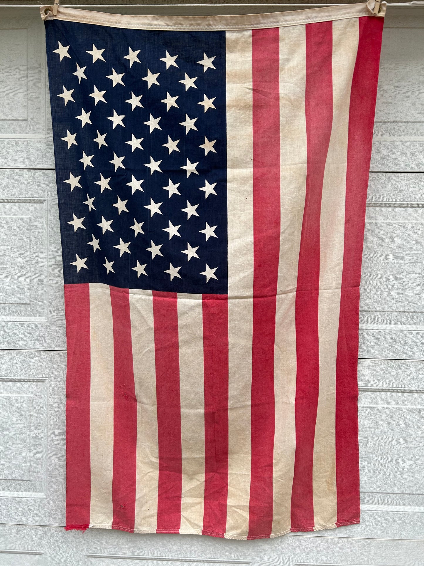 Vintage Weathered American Flag