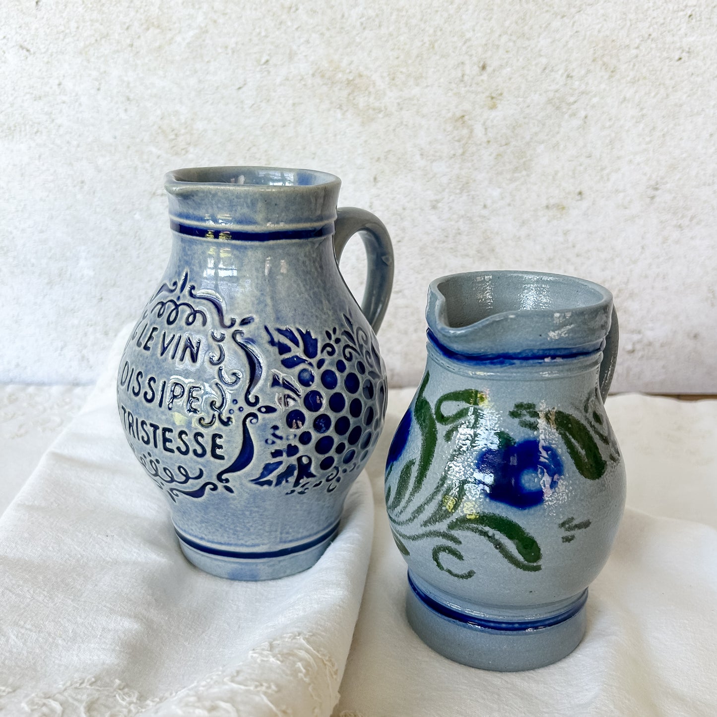 Vintage French Salt-Glazed Pottery