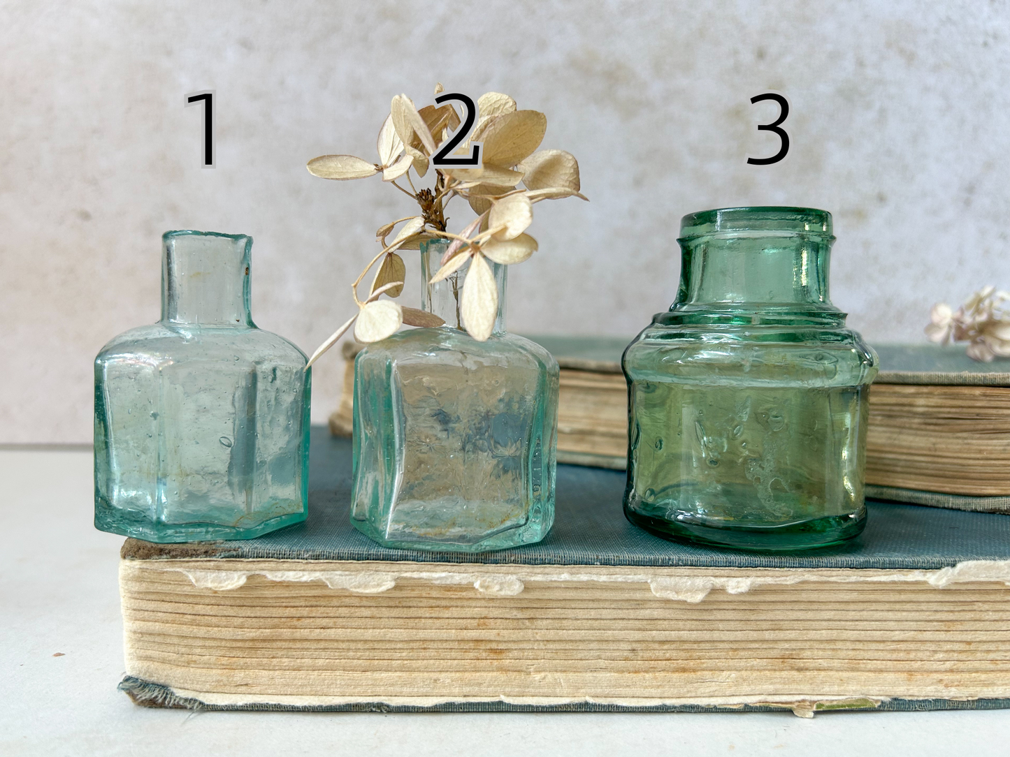 English Ink Well Pots