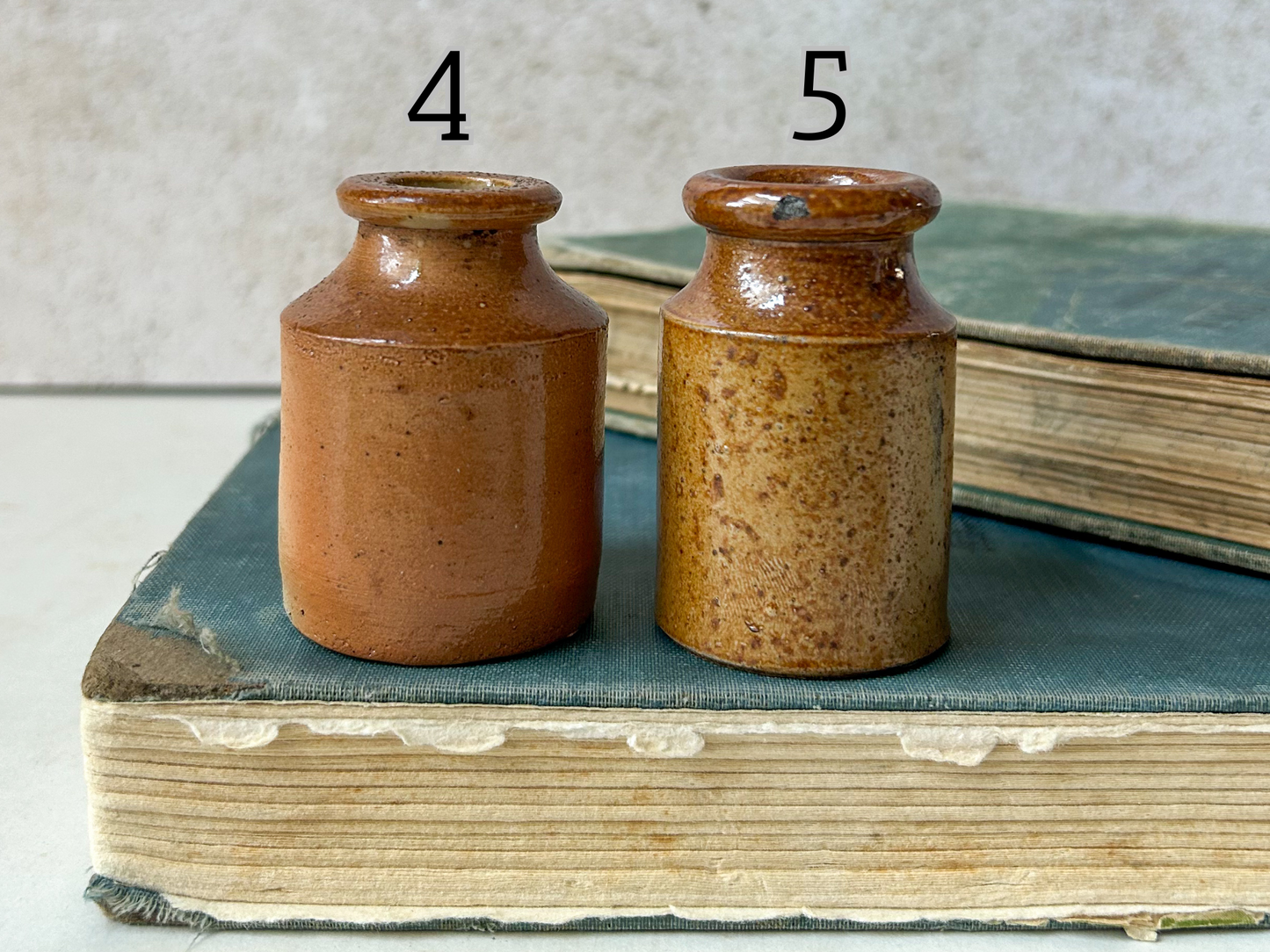 English Ink Well Pots