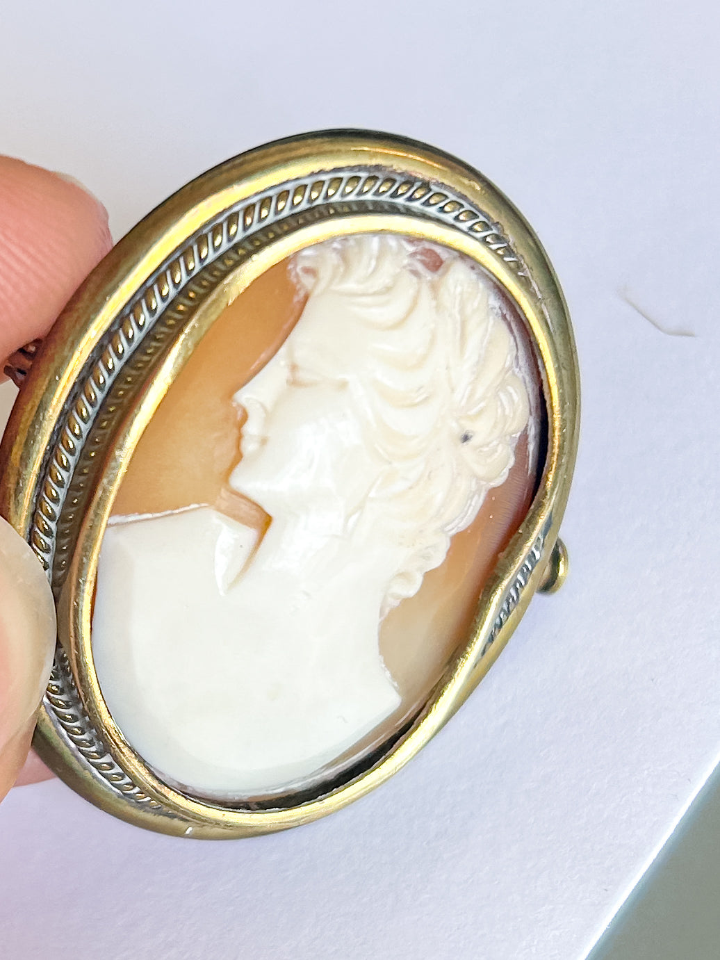Antique Cameo Pin