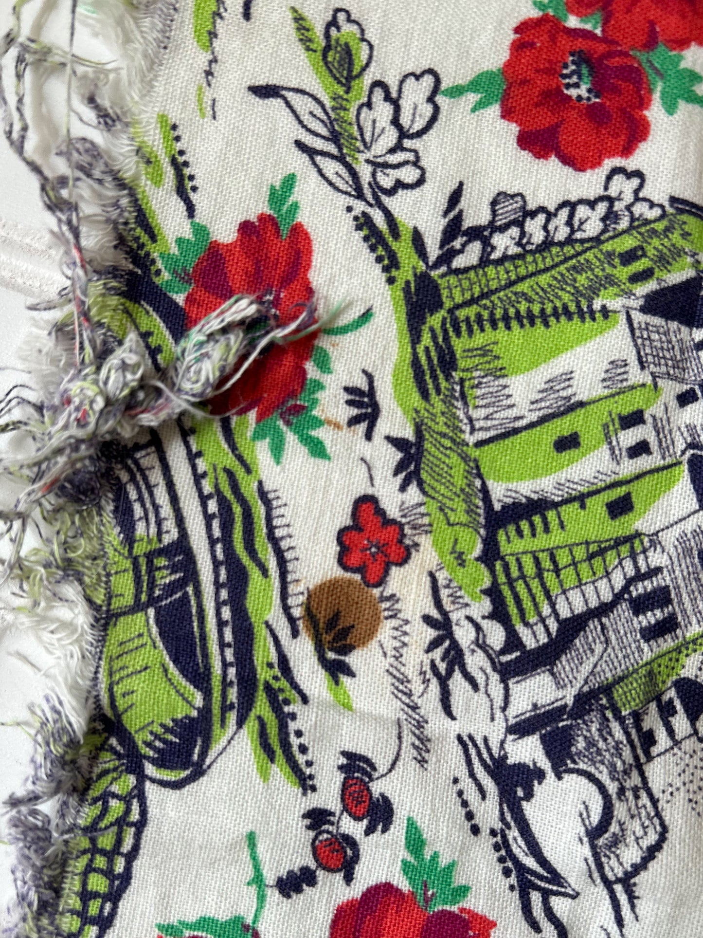 Novelty Vintage Feed Sack Remnant