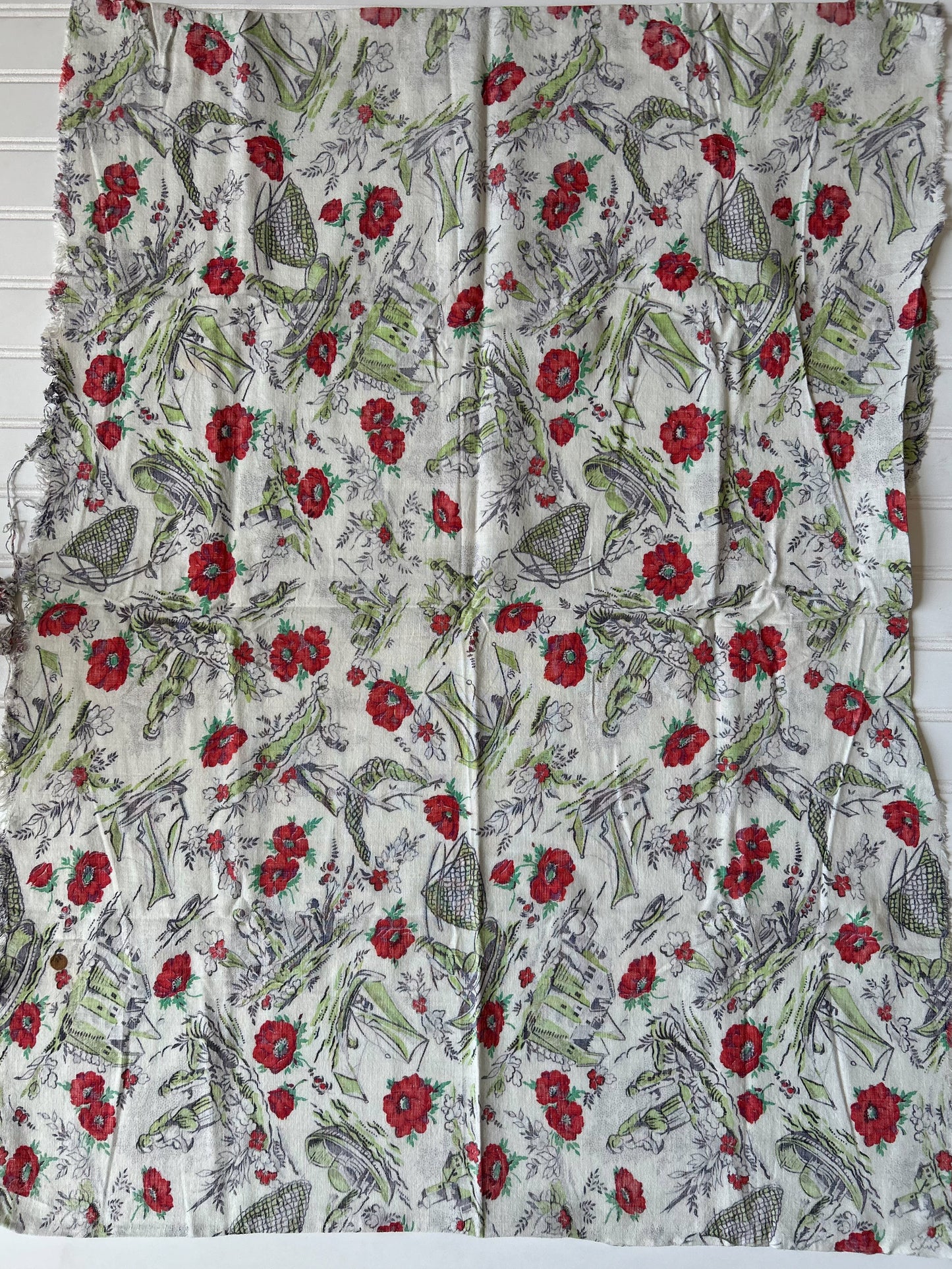 Novelty Vintage Feed Sack Remnant
