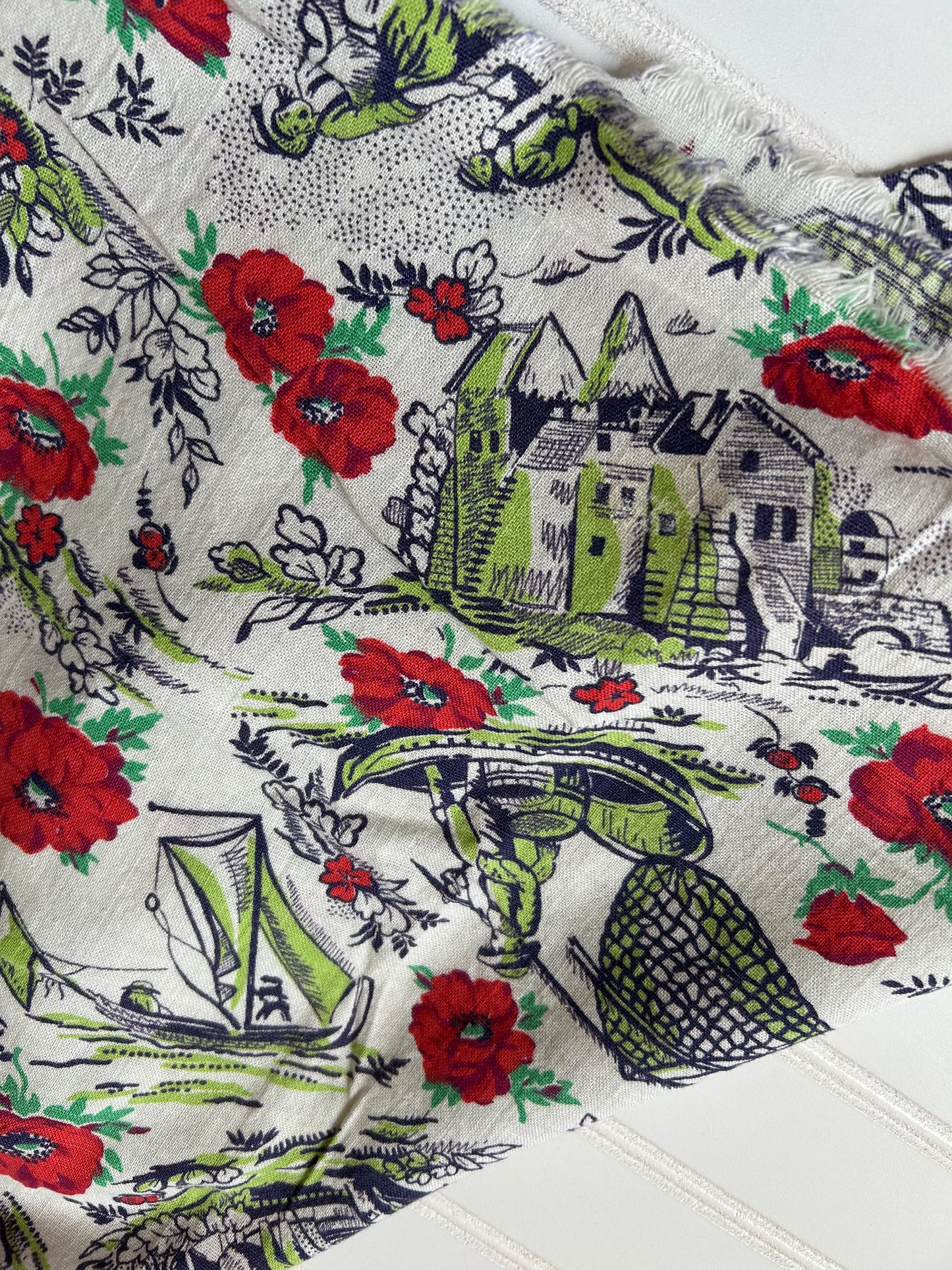 Novelty Vintage Feed Sack Remnant