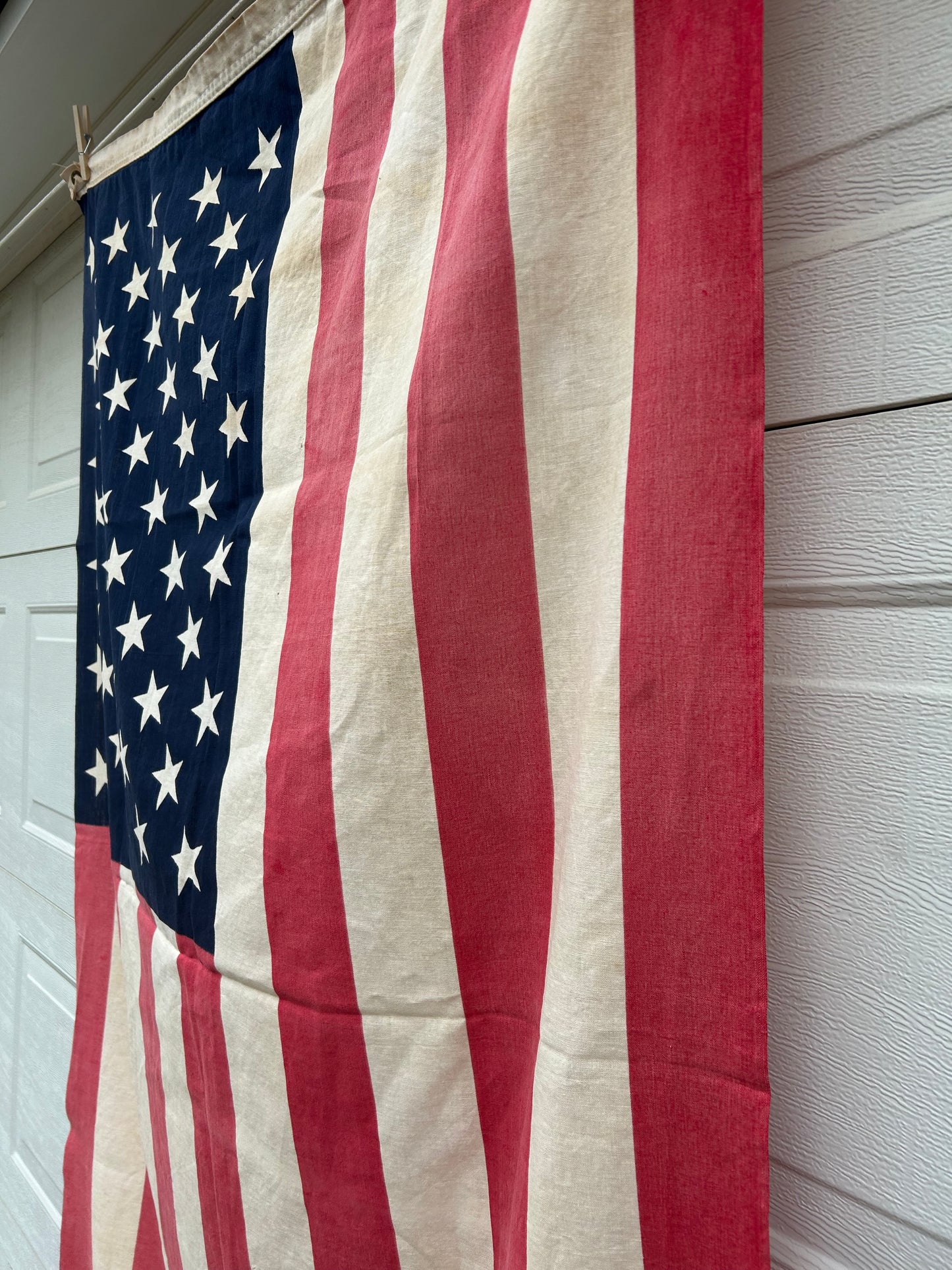 Vintage Weathered American Flag