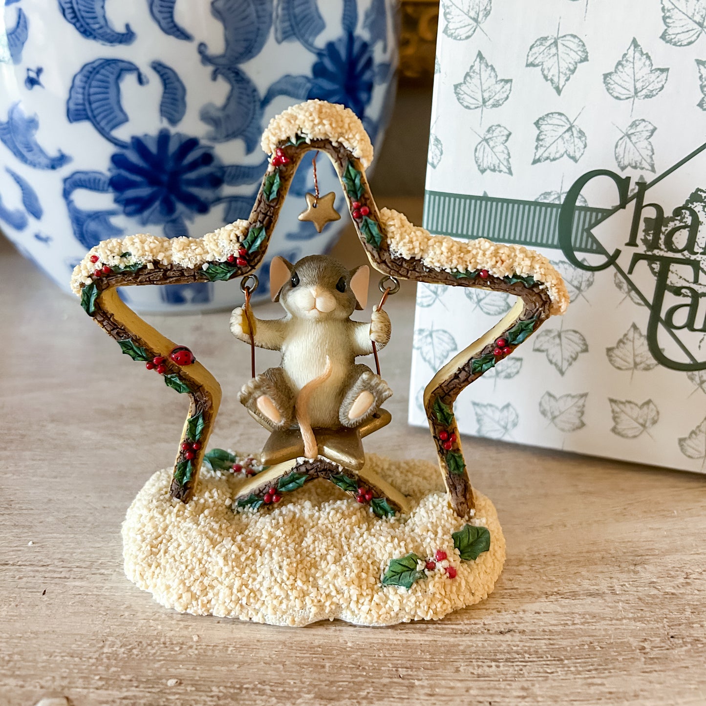 Charming Tails Figurine "Swinging on a Star"