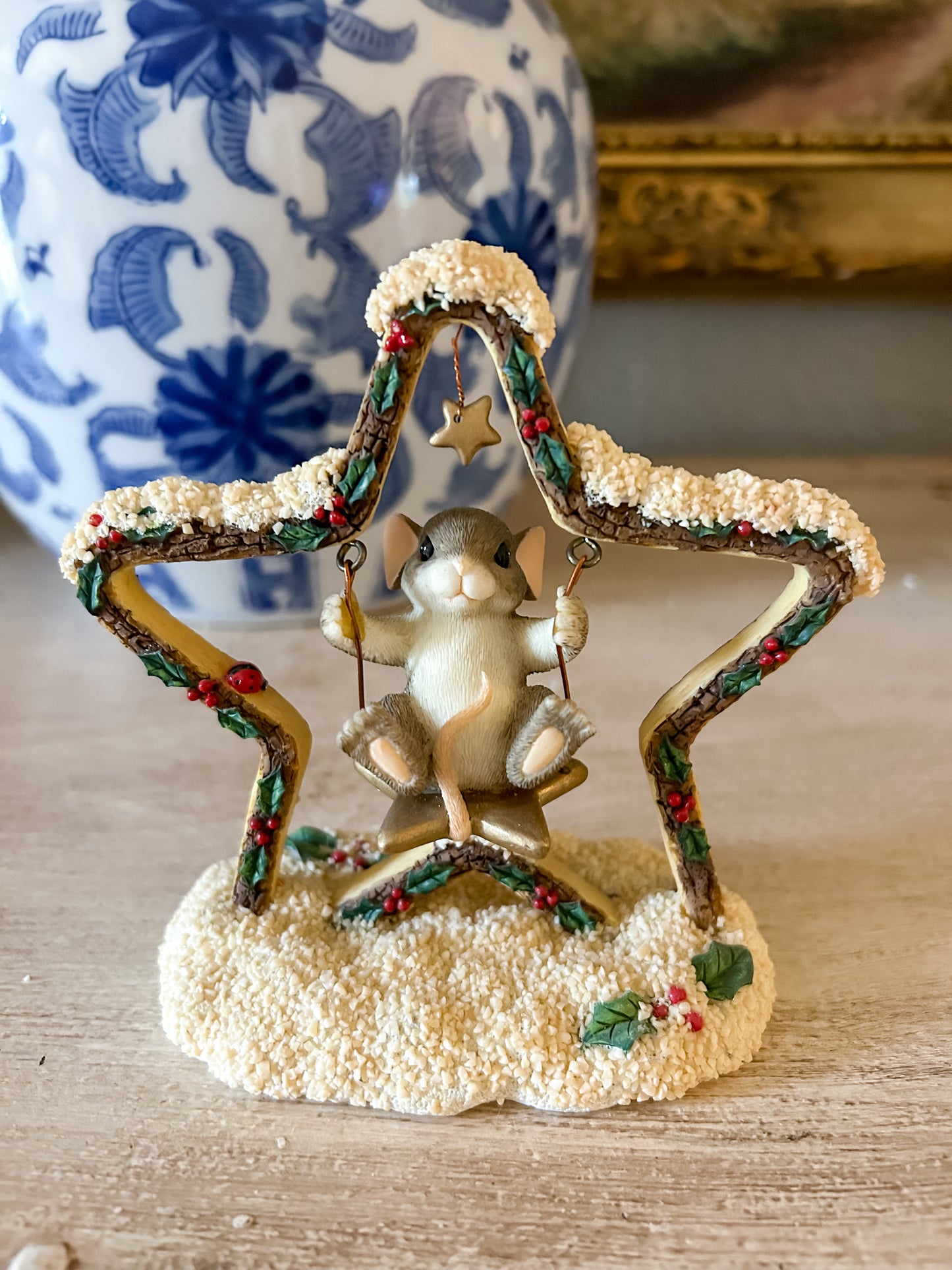 Charming Tails Figurine "Swinging on a Star"