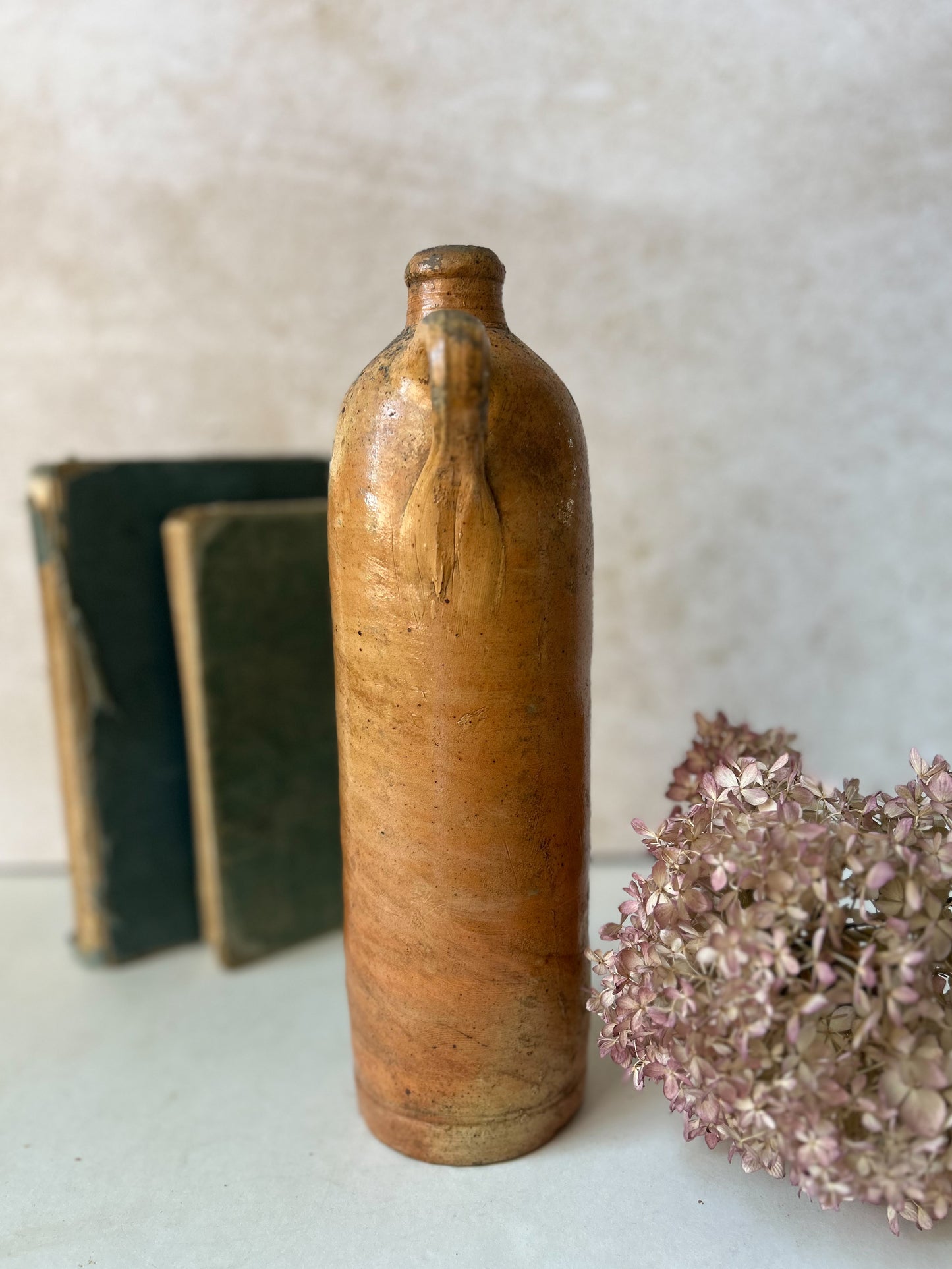 Antique German Stoneware Mineral Water Bottle