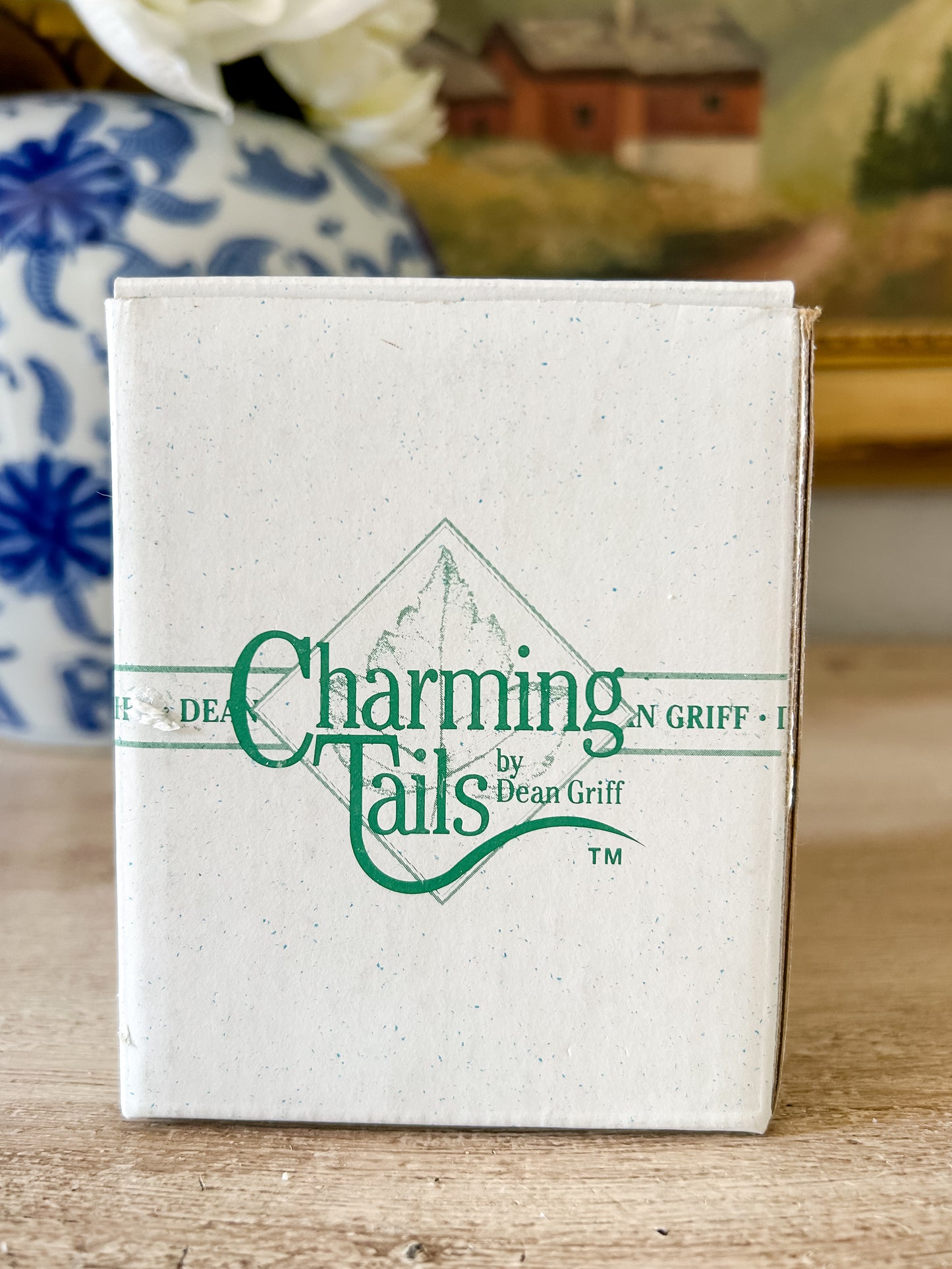 Charming Tails Figurine "Binkey's Snow Shoeing"