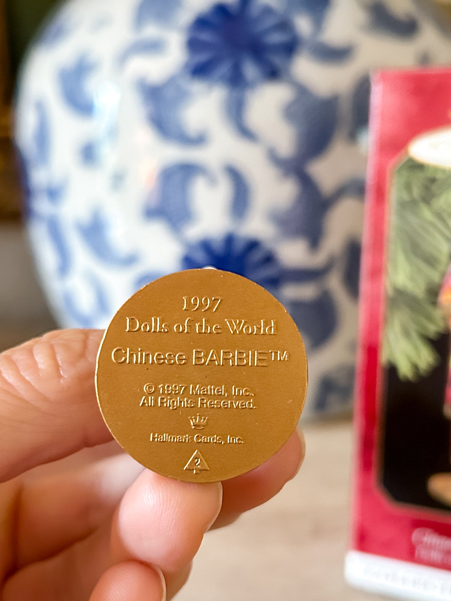 1997 Chinese Barbie Hallmark Ornament