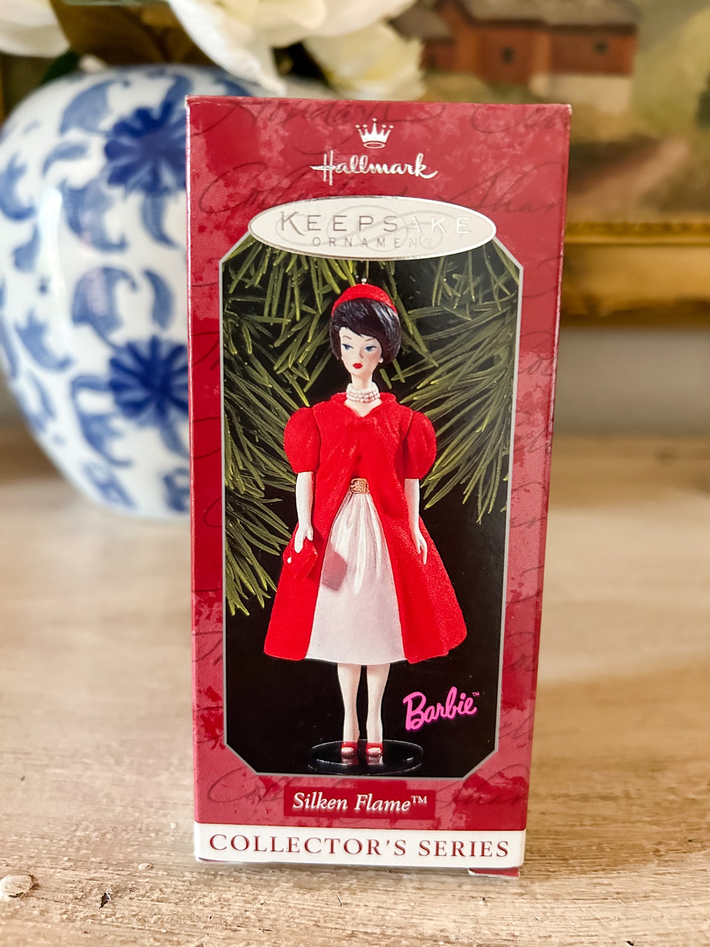 1997 Silken Flame Barbie Hallmark Ornament