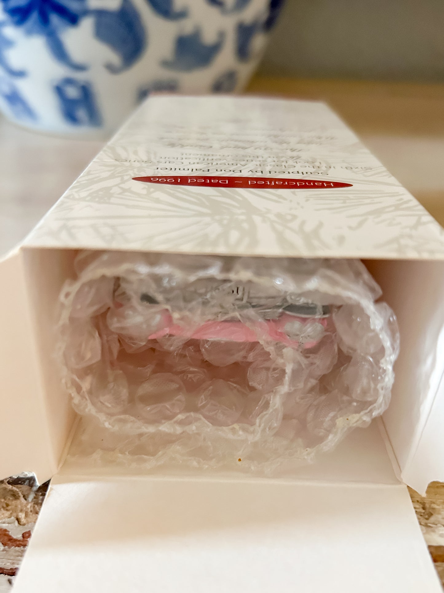 1996 Classic Car Pink Cadillac Hallmark Ornament