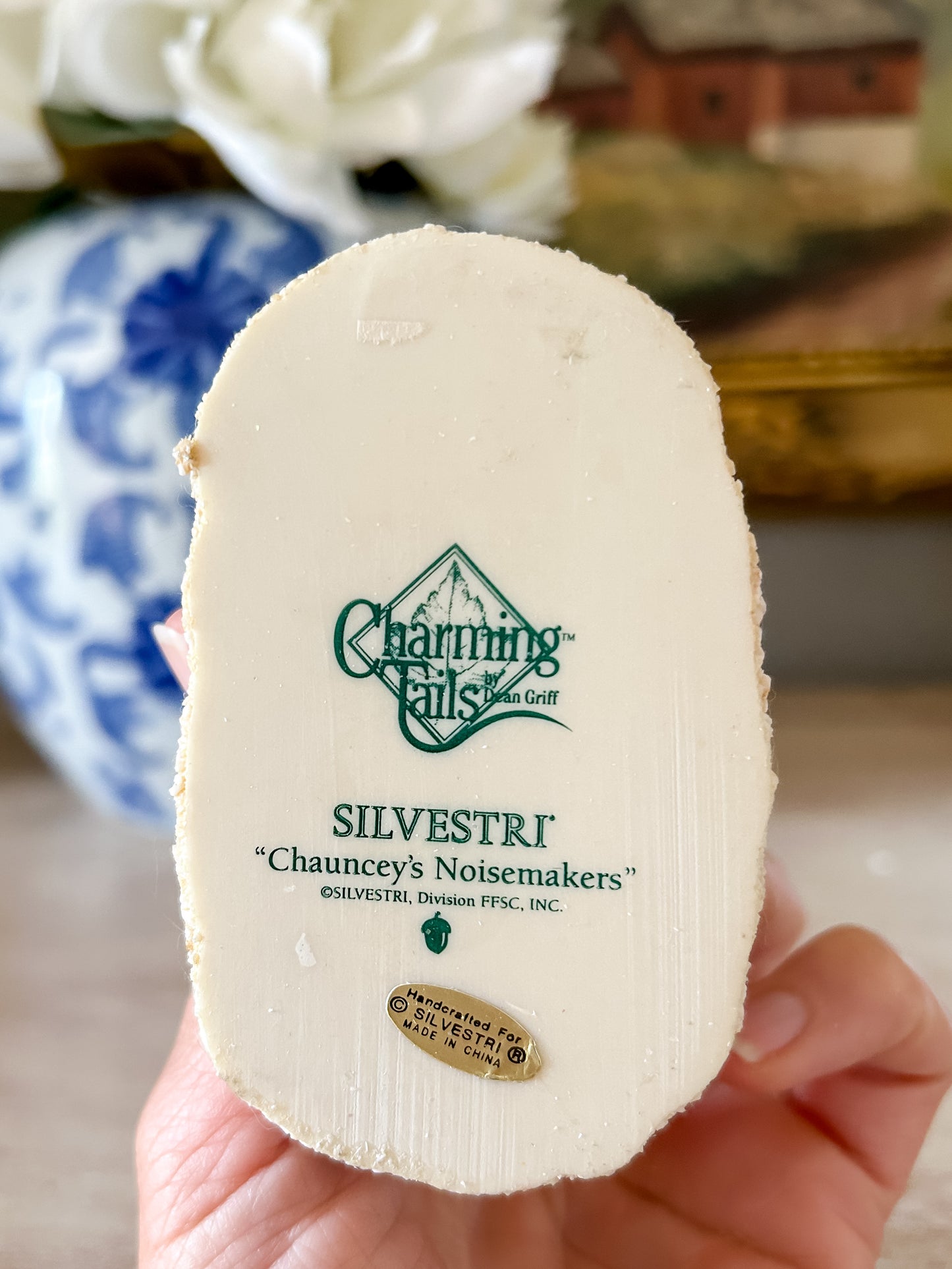 Charming Tails Figurine "Chauncey's Noisemakers"