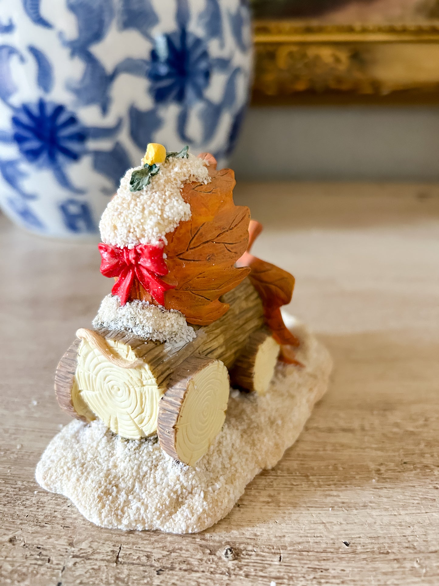 Charming Tails Figurine "Snow Plow"
