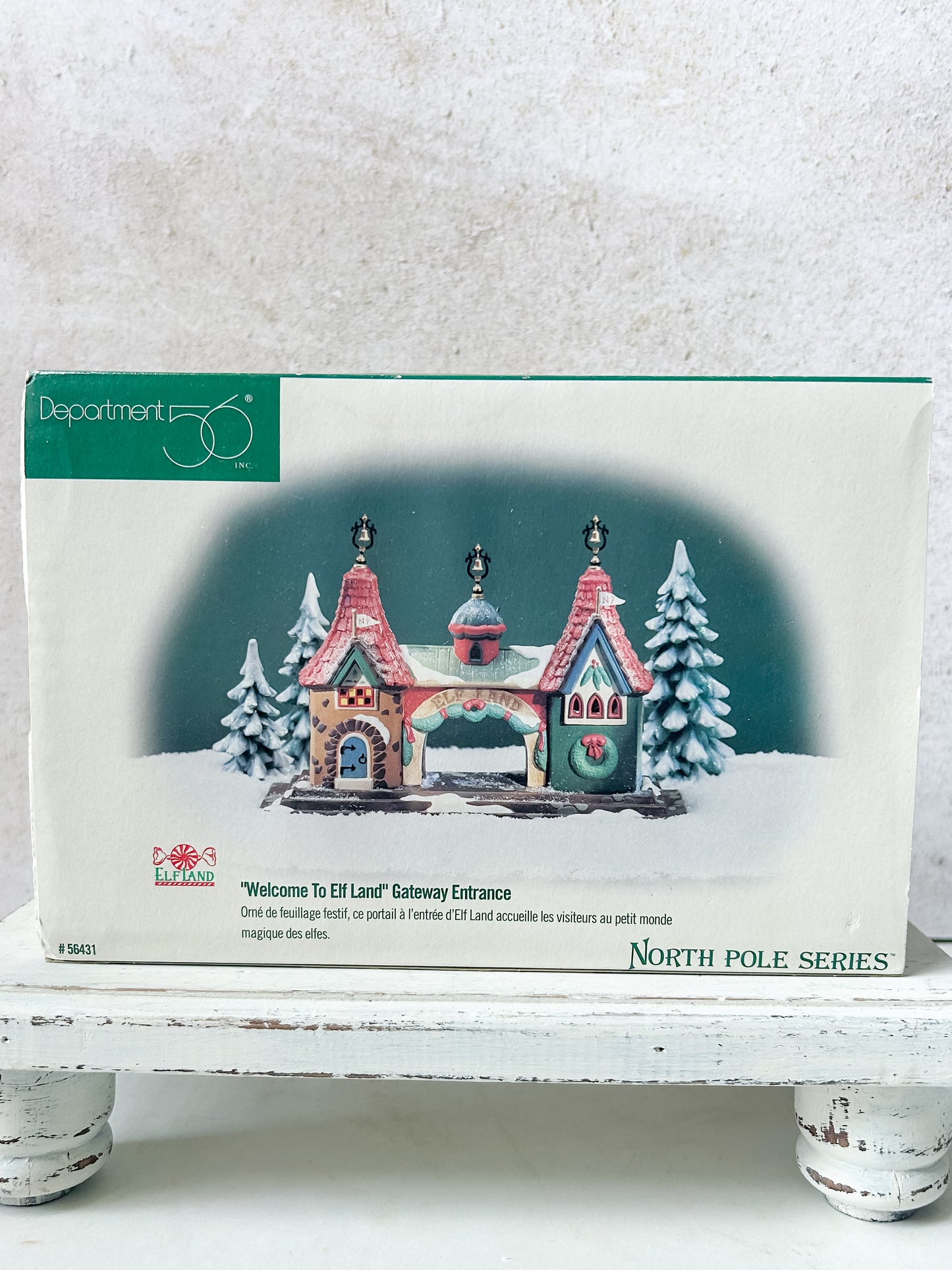 Dept 56 North Pole Series "Welcome to Elf Land" Gate