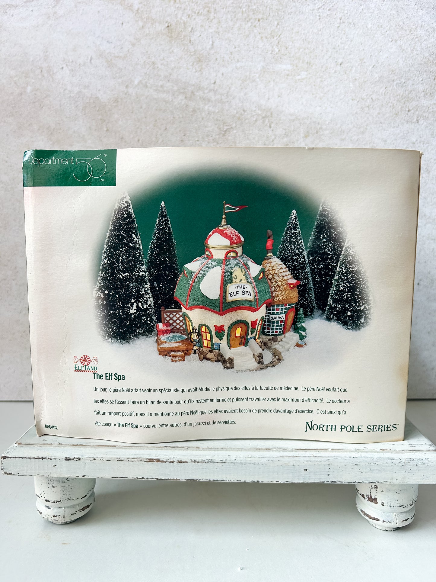 Dept 56 North Pole Series "The Elf Spa"