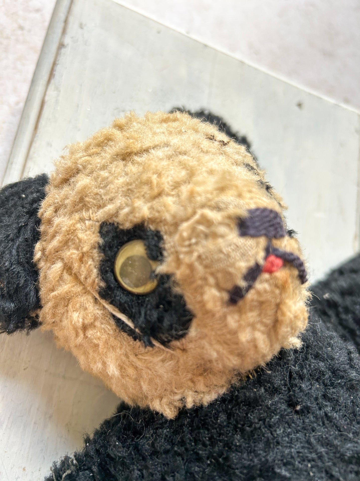 Vintage Small Stuffed Panda