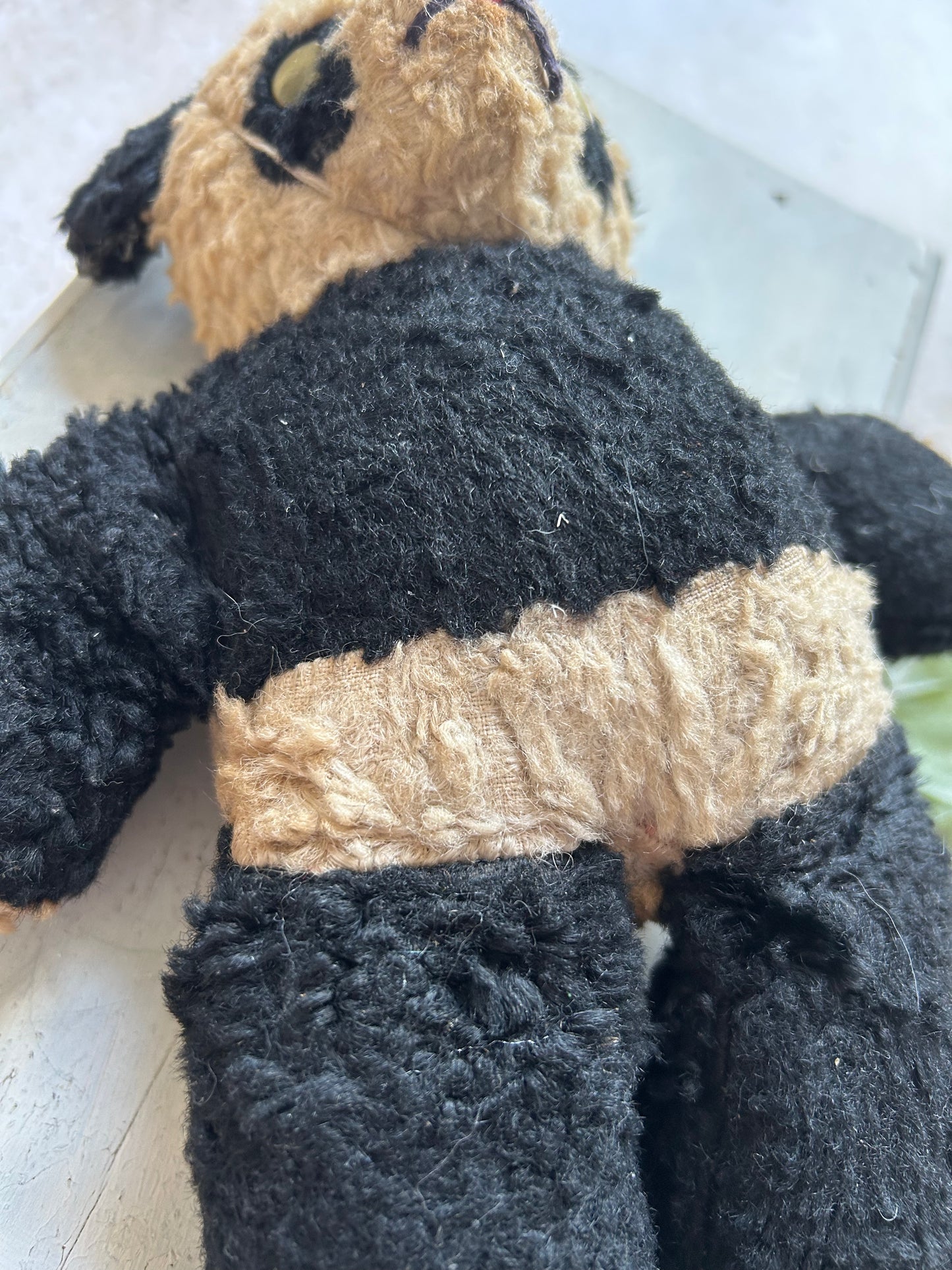 Vintage Small Stuffed Panda