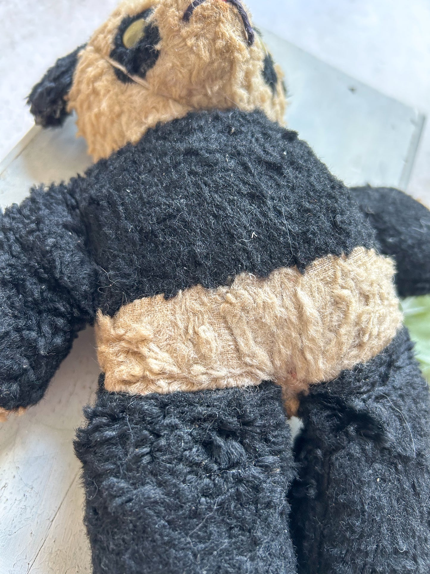 Vintage Small Stuffed Panda