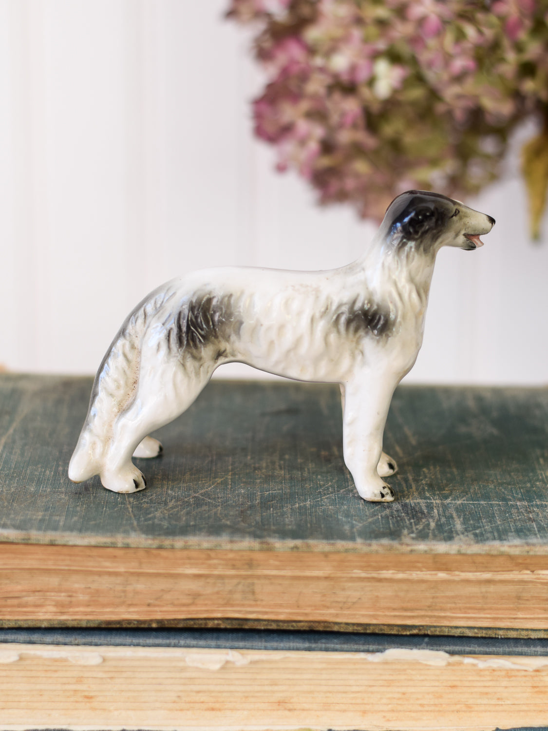 Rare Vintage Russian Wolfhound Dog Figurine
