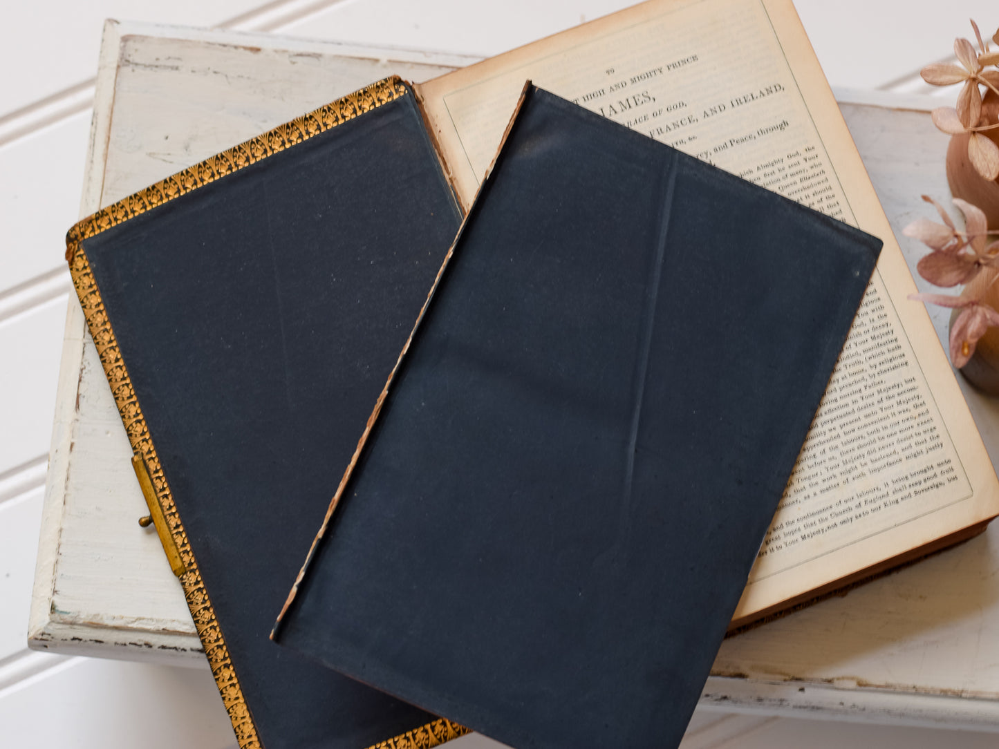 Antique King James Bible with Surprise
