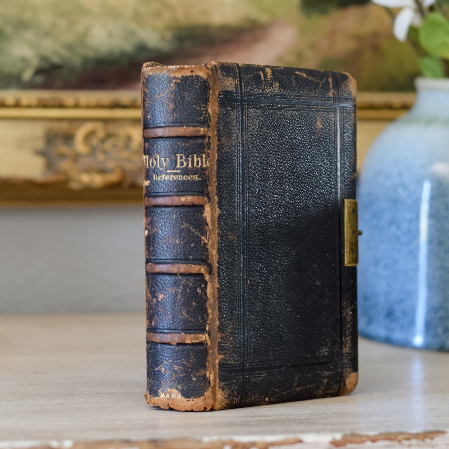 Antique King James Bible with Surprise