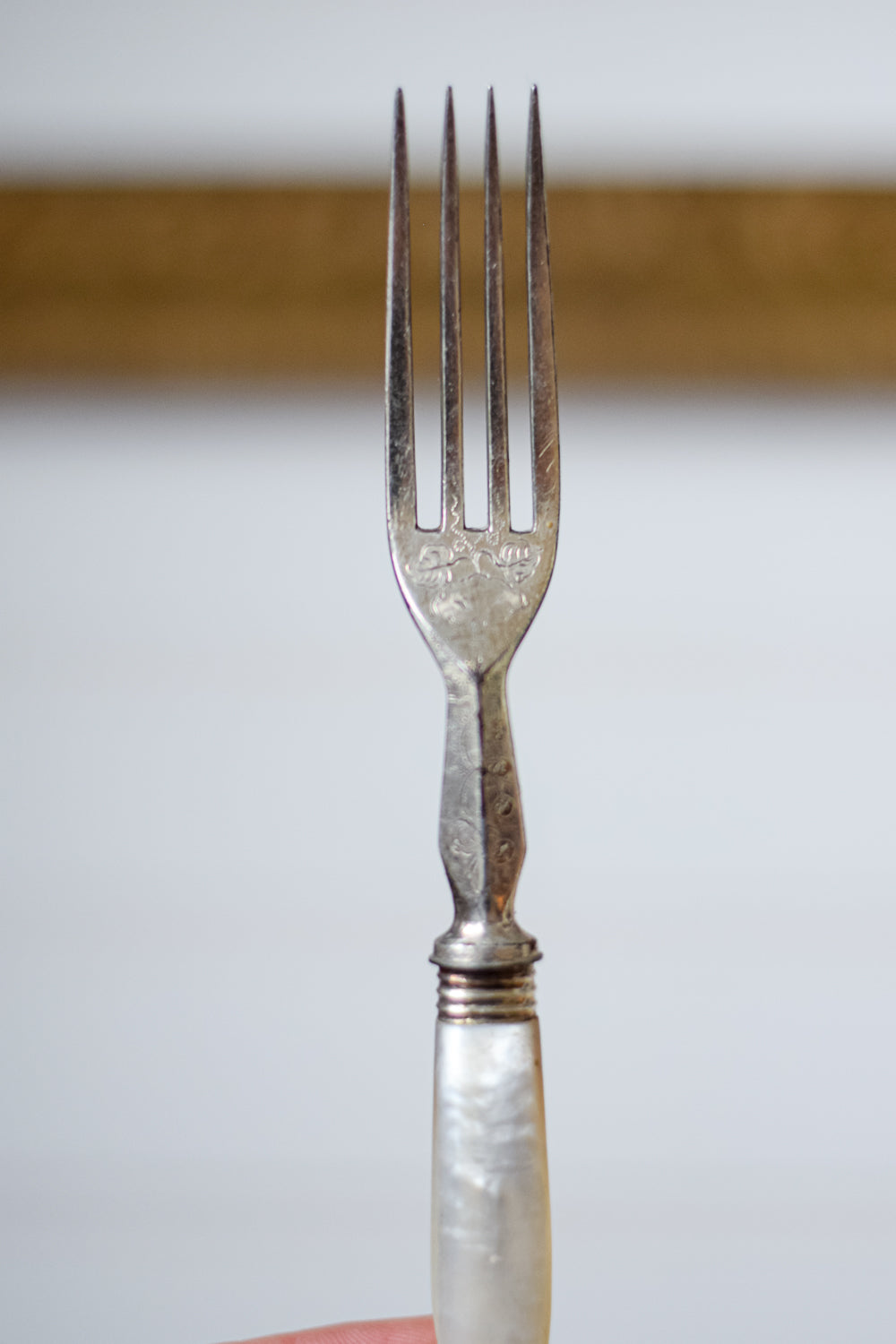Set 6 Mother of Pearl Antique Forks