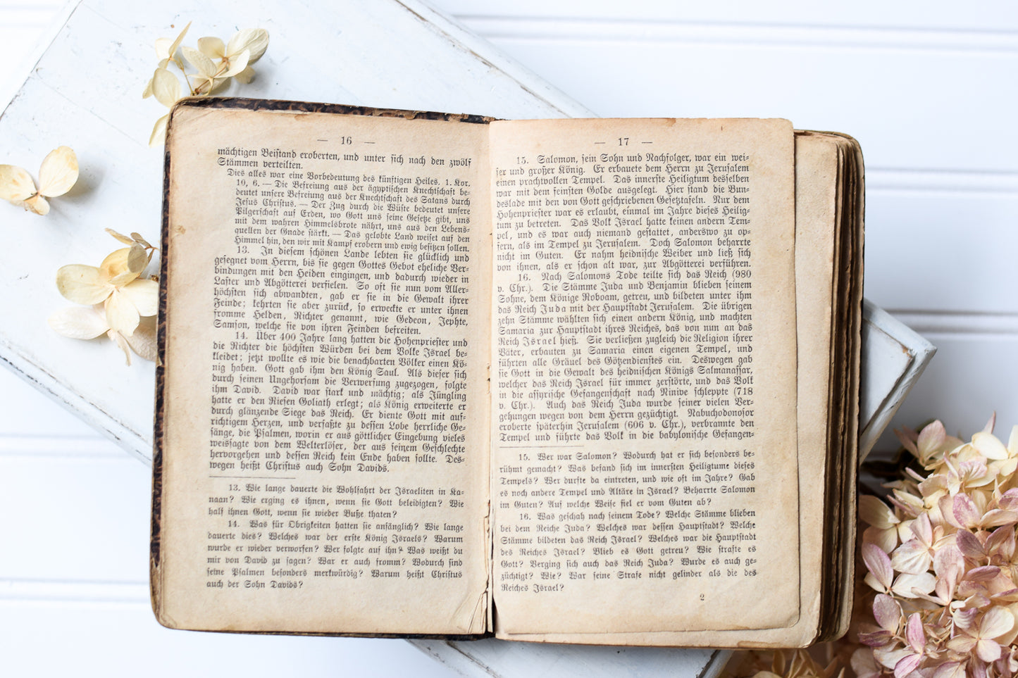 Antique German Catechism Book