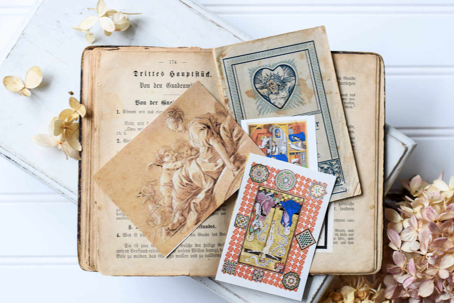 Antique German Catechism Book