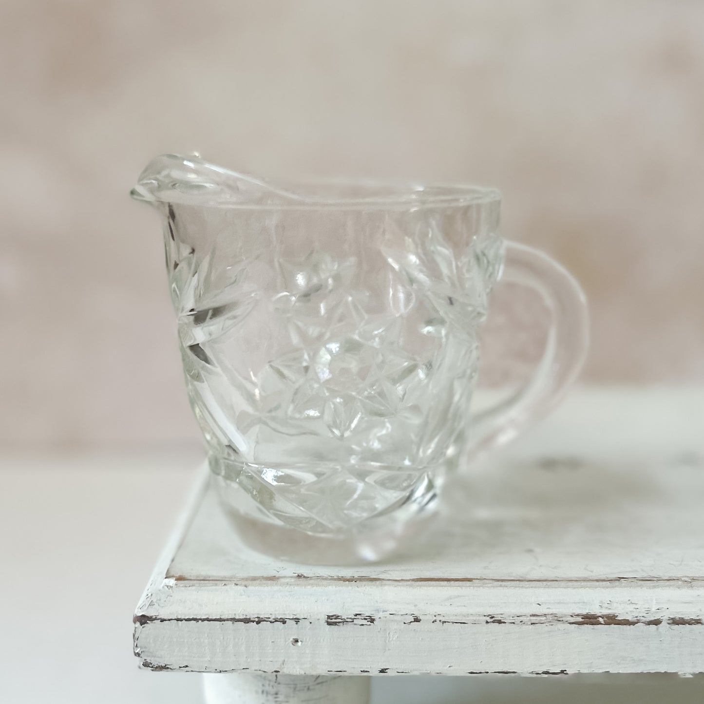 Anchor Hocking Star of David Creamer