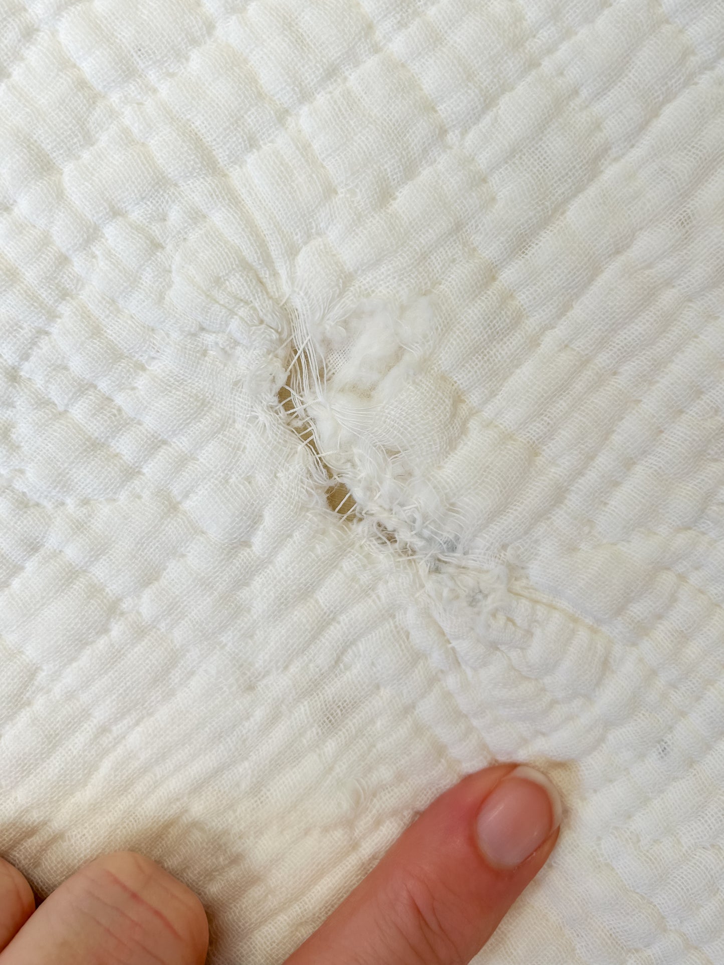 Antique Cream & Pastel Quilt