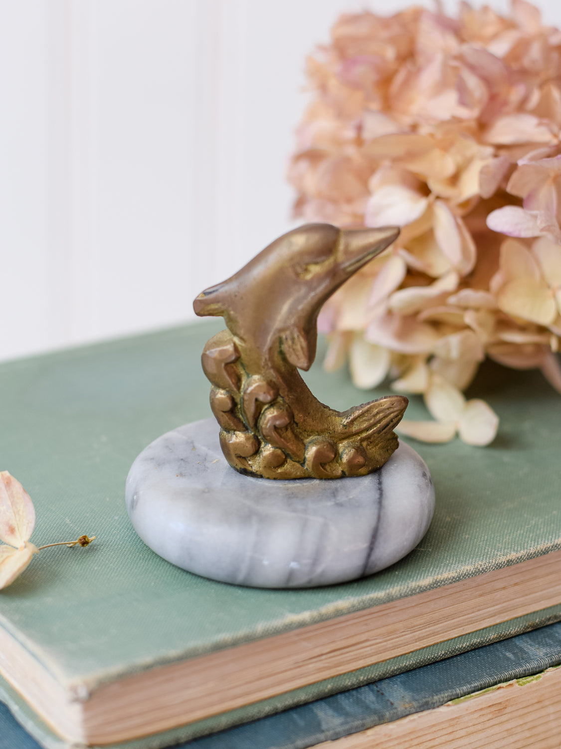 Brass Dolphin Paperweight