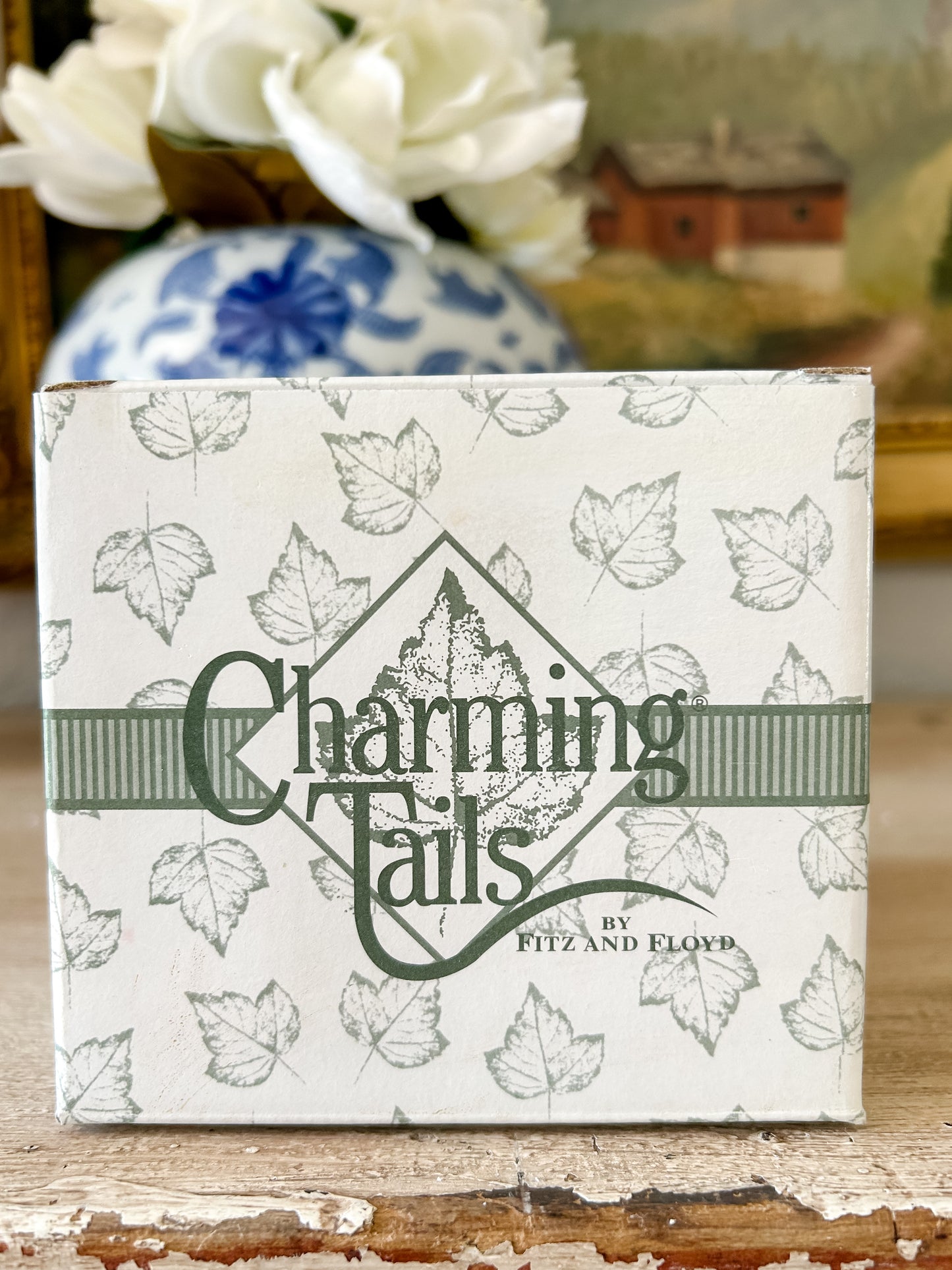 Charming Tails Figurine "Nestled in For the Holidays"
