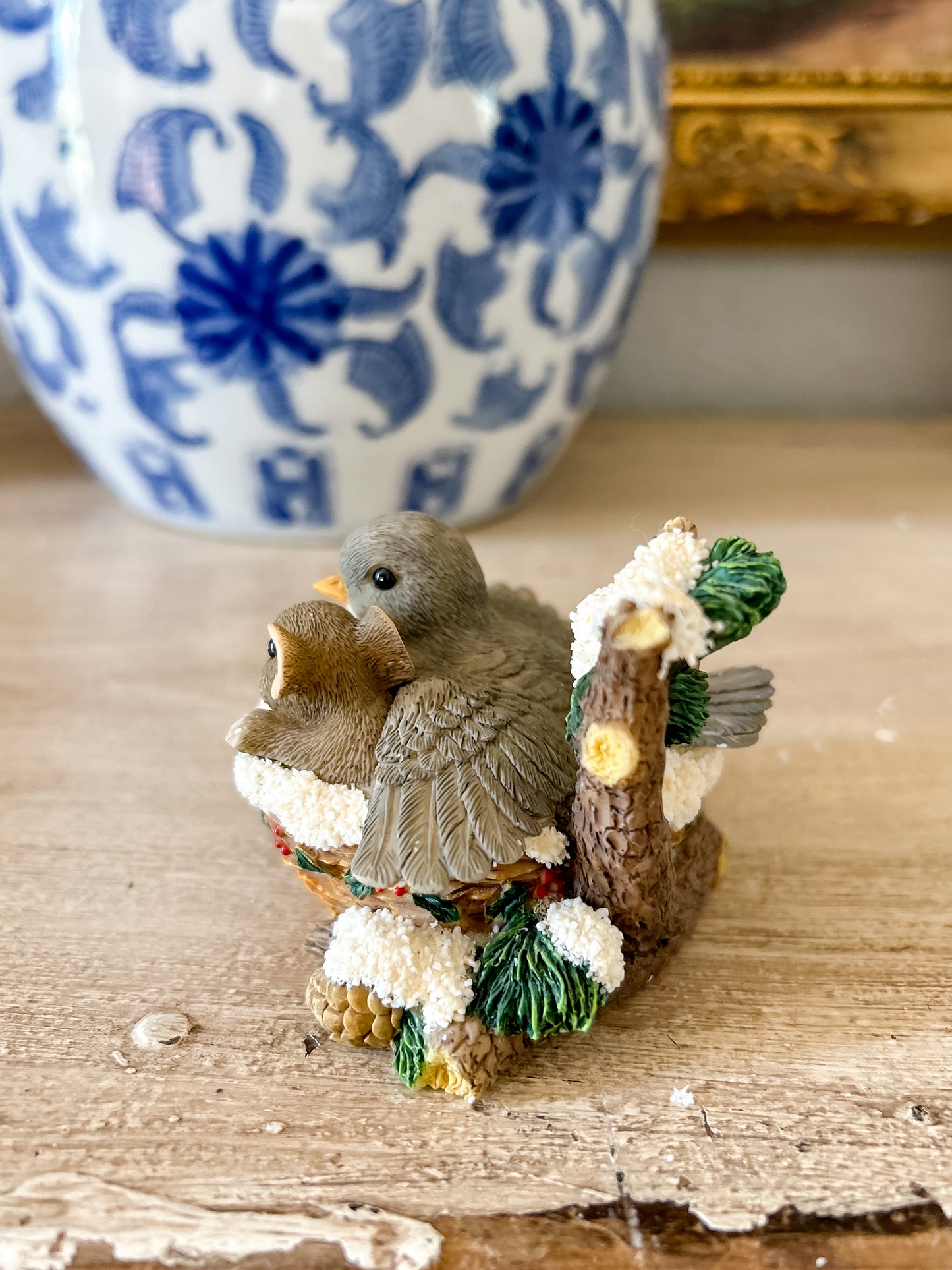 Charming Tails Figurine "Nestled in For the Holidays"