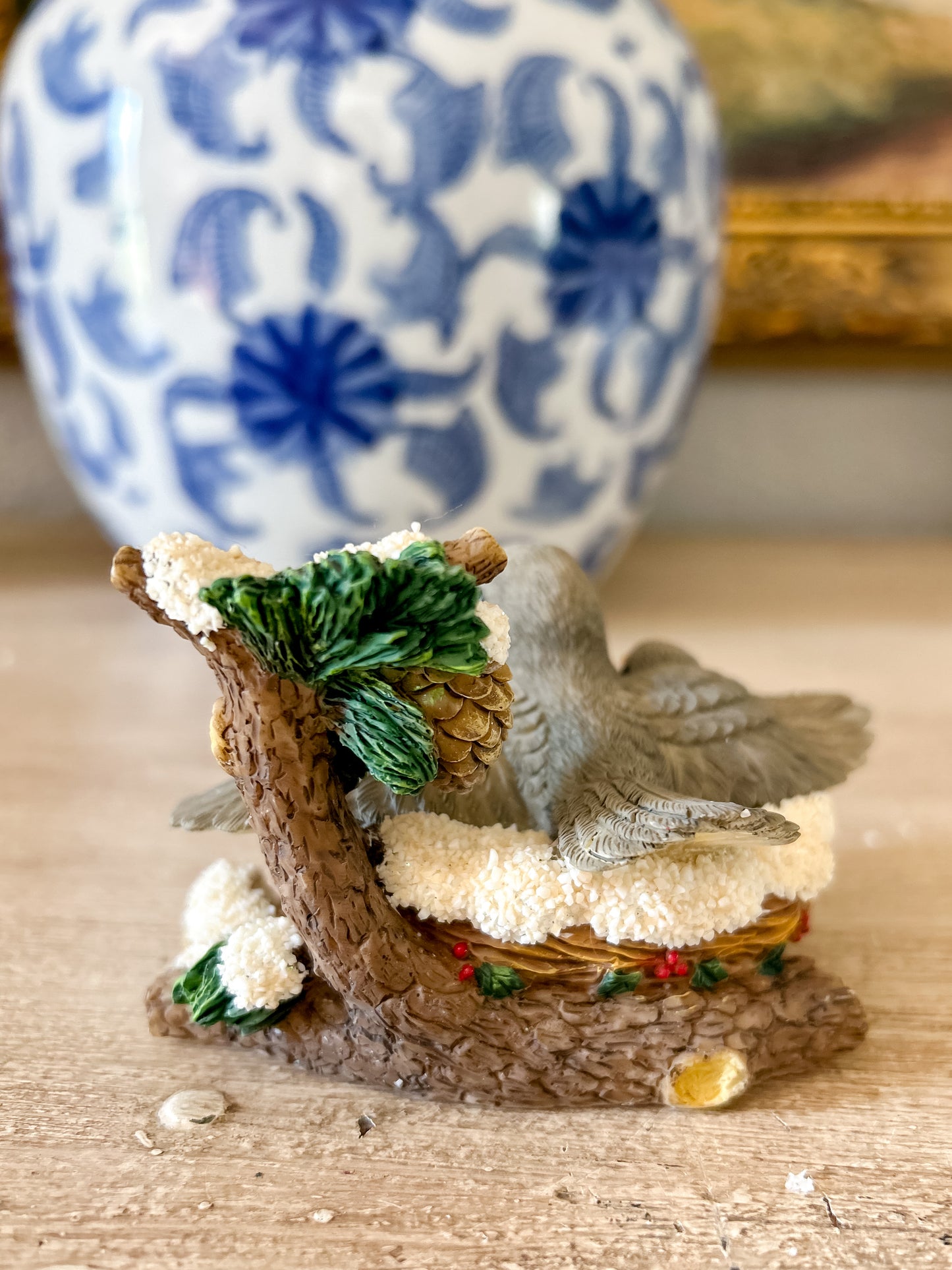 Charming Tails Figurine "Nestled in For the Holidays"