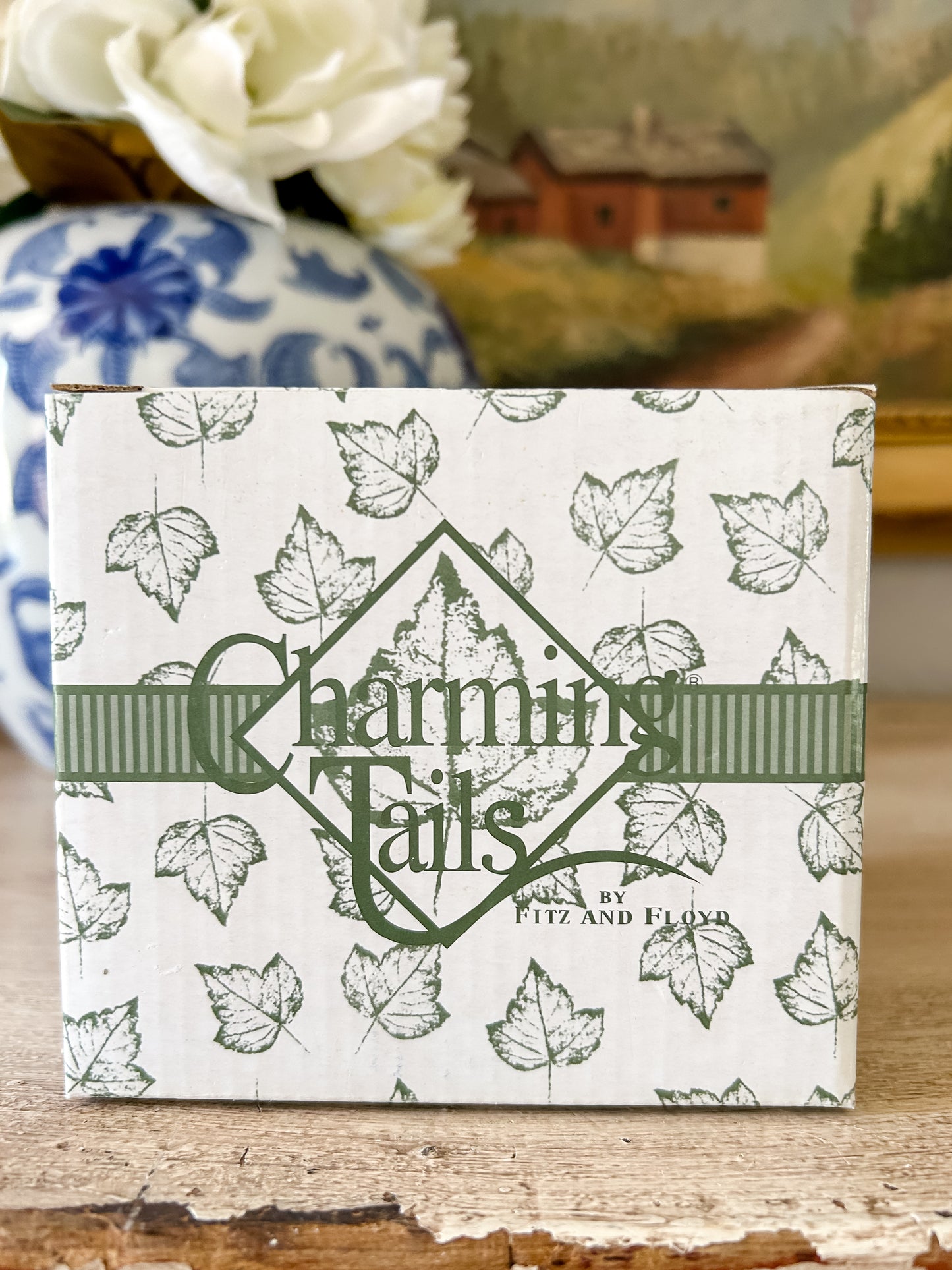 LIMITED EDITION Charming Tails Figurine "Baby's First Christmas