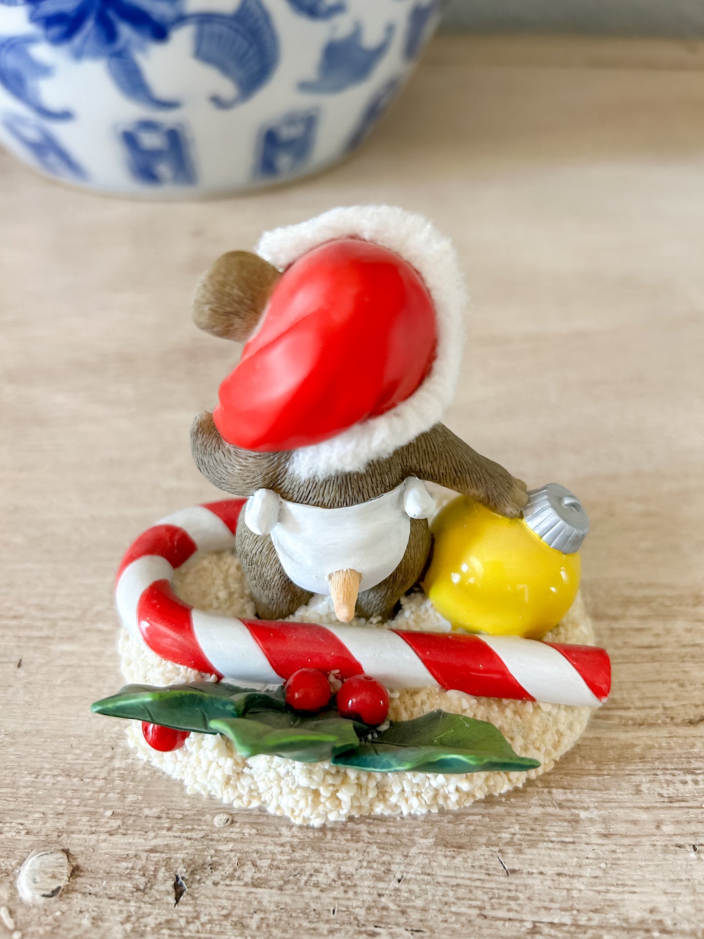 LIMITED EDITION Charming Tails Figurine "Baby's First Christmas