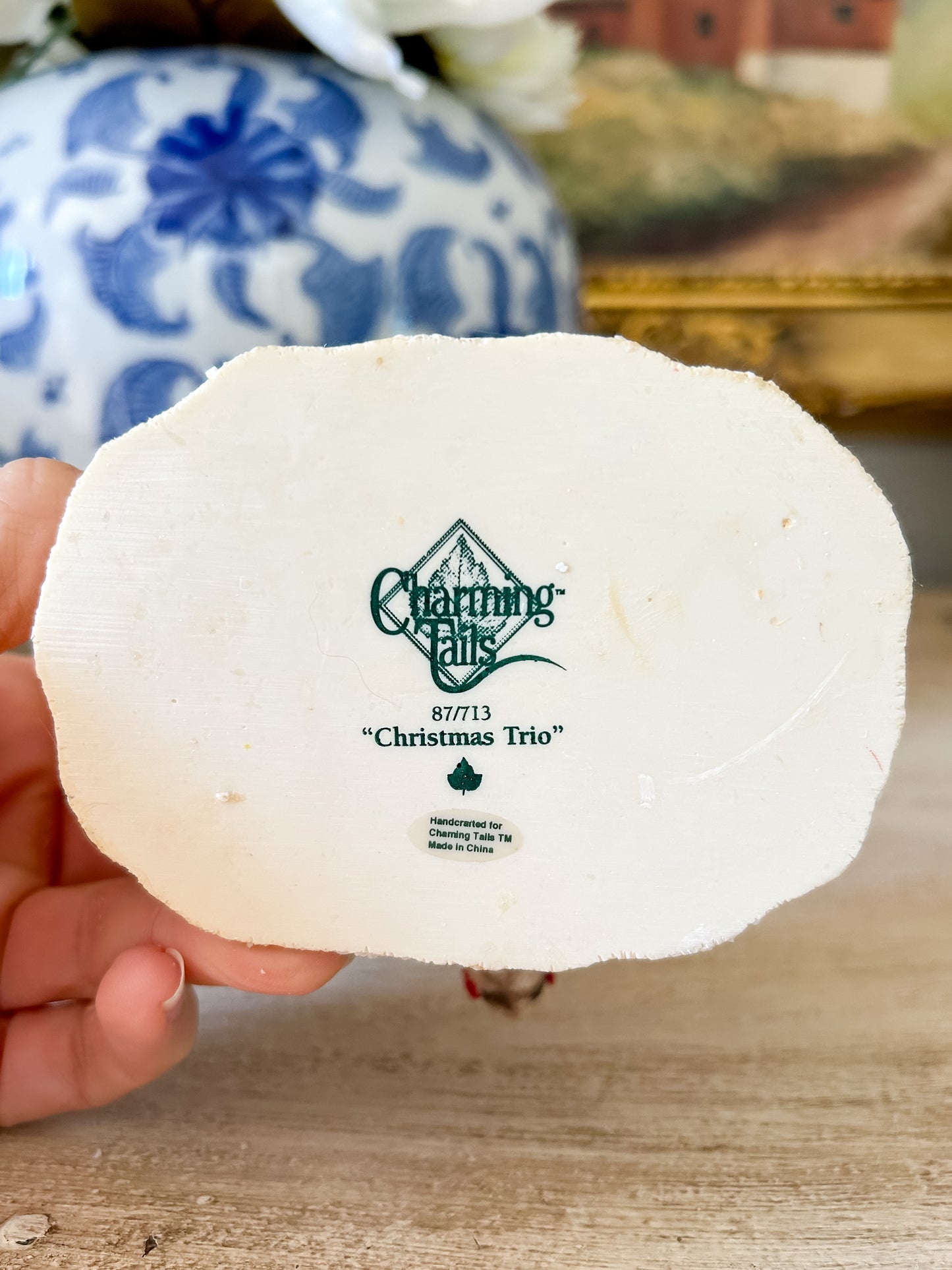 Charming Tails Figurine "A Christmas Trio"