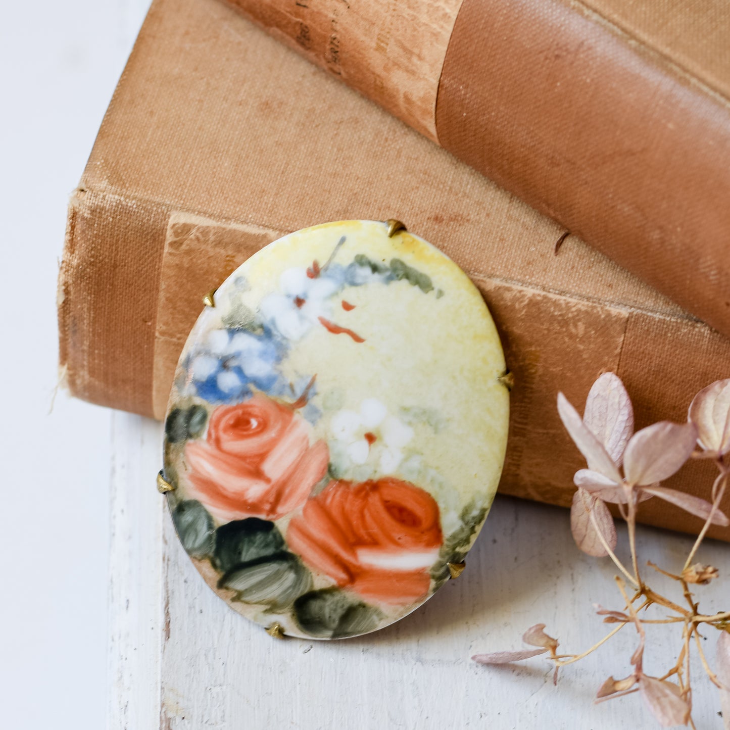 Edwardian Enamel Brooch