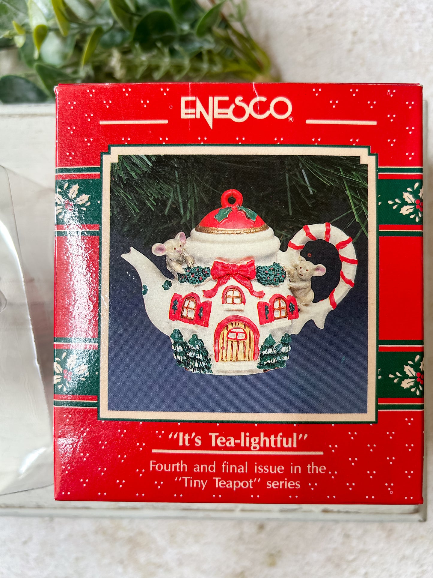 Enesco "It's Tea-Lightful" 1990's Ornament