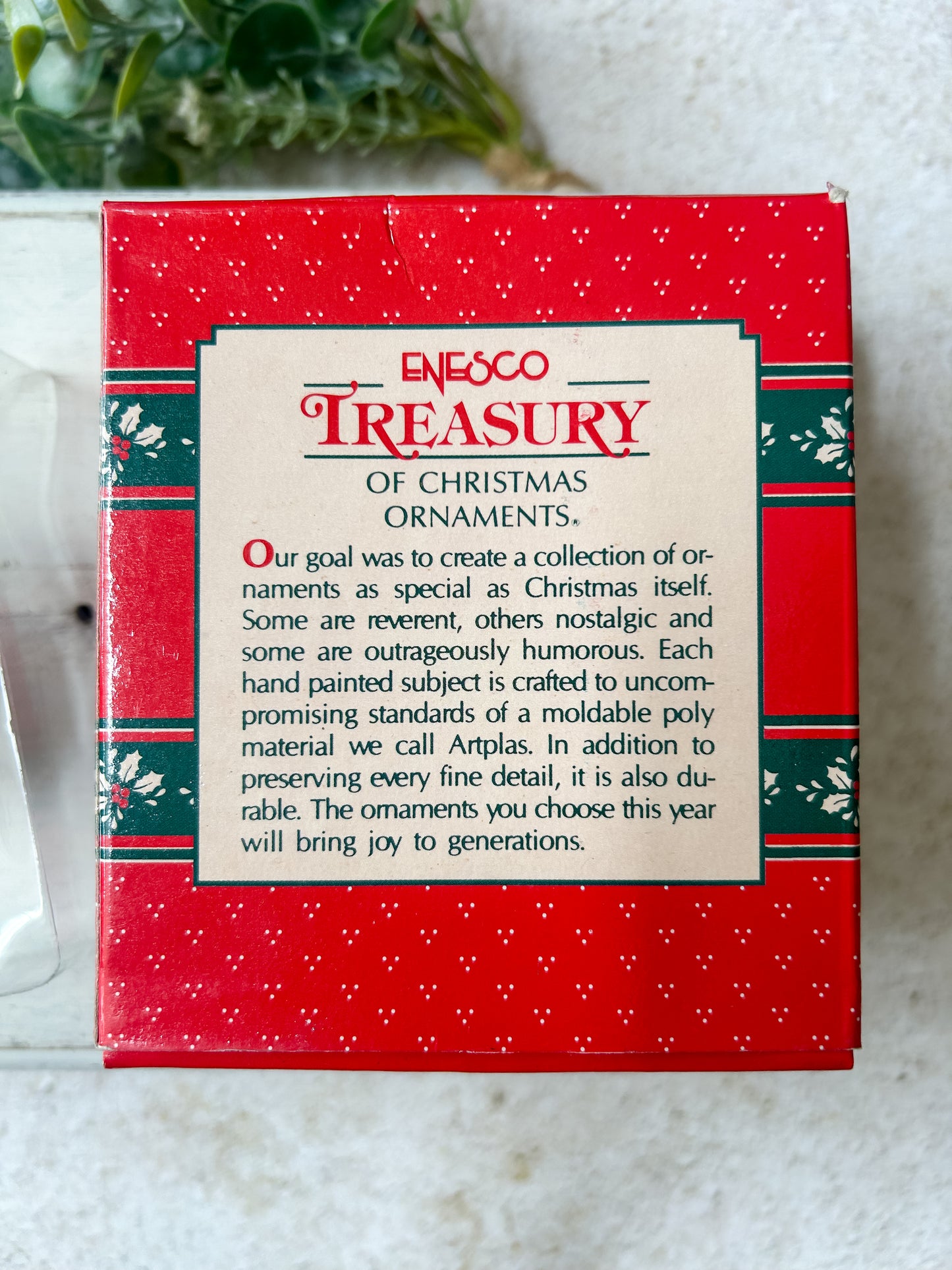 Enesco "It's Tea-Lightful" 1990's Ornament