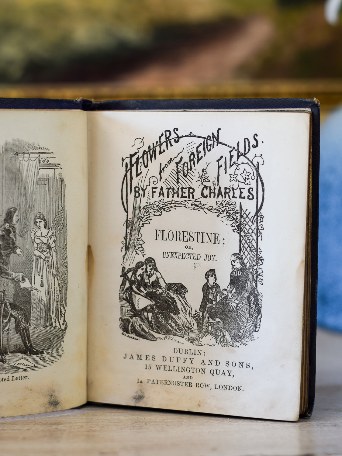 Flowers from Foreign Fields Antique Book
