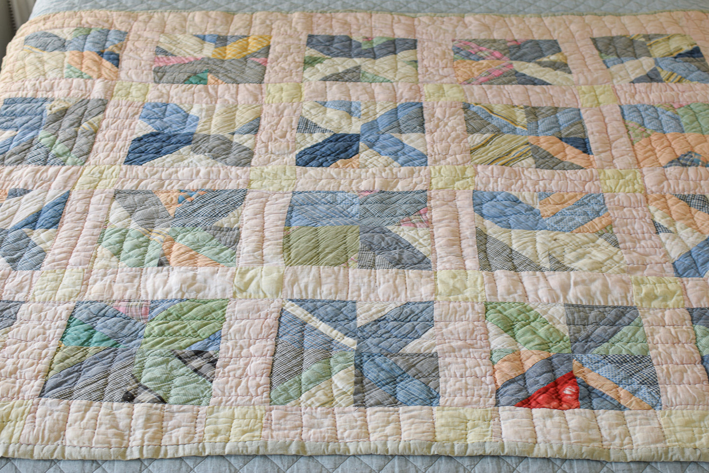 Antique Hand-Stitched Quilt