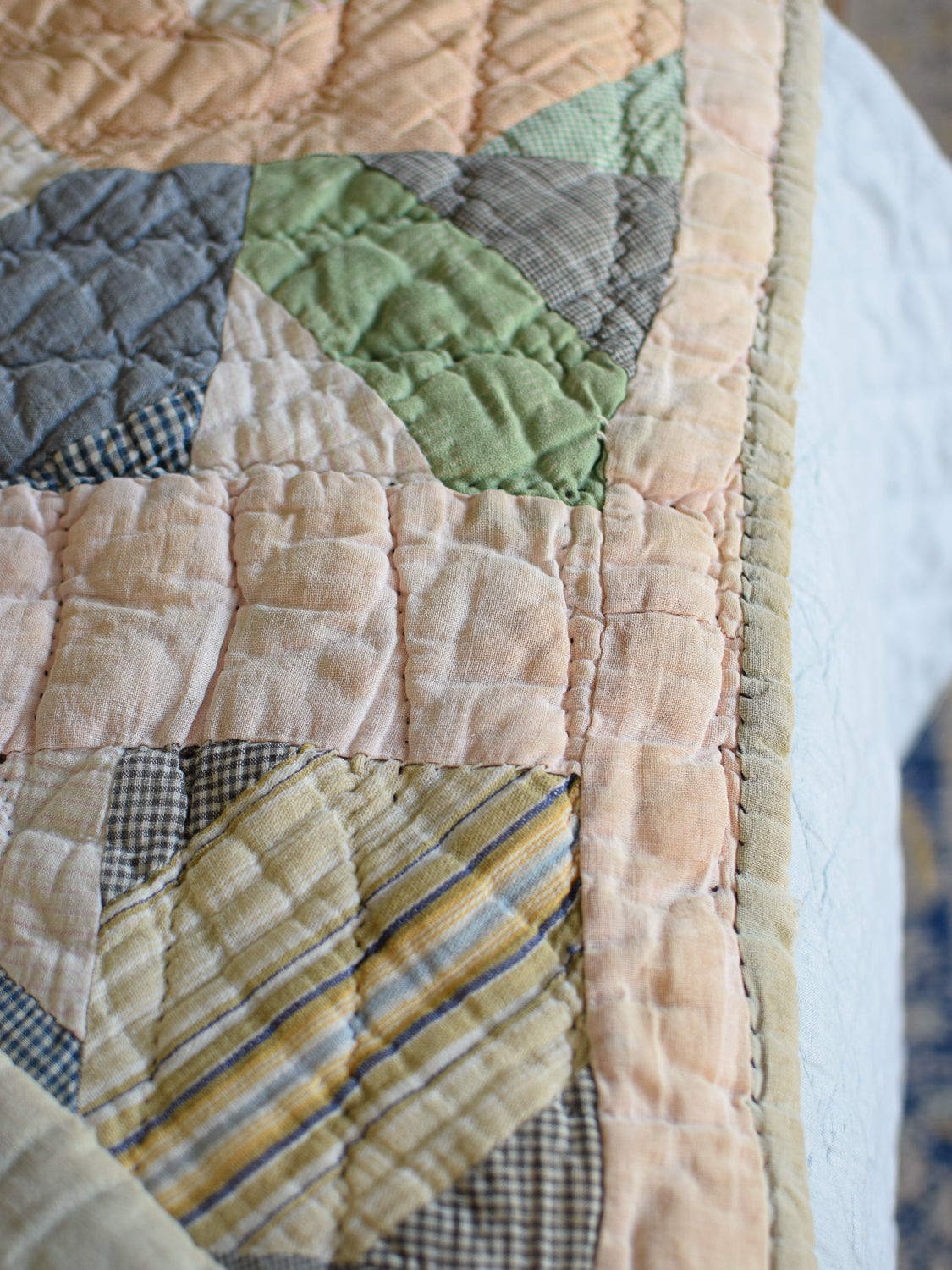 Antique Hand-Stitched Quilt