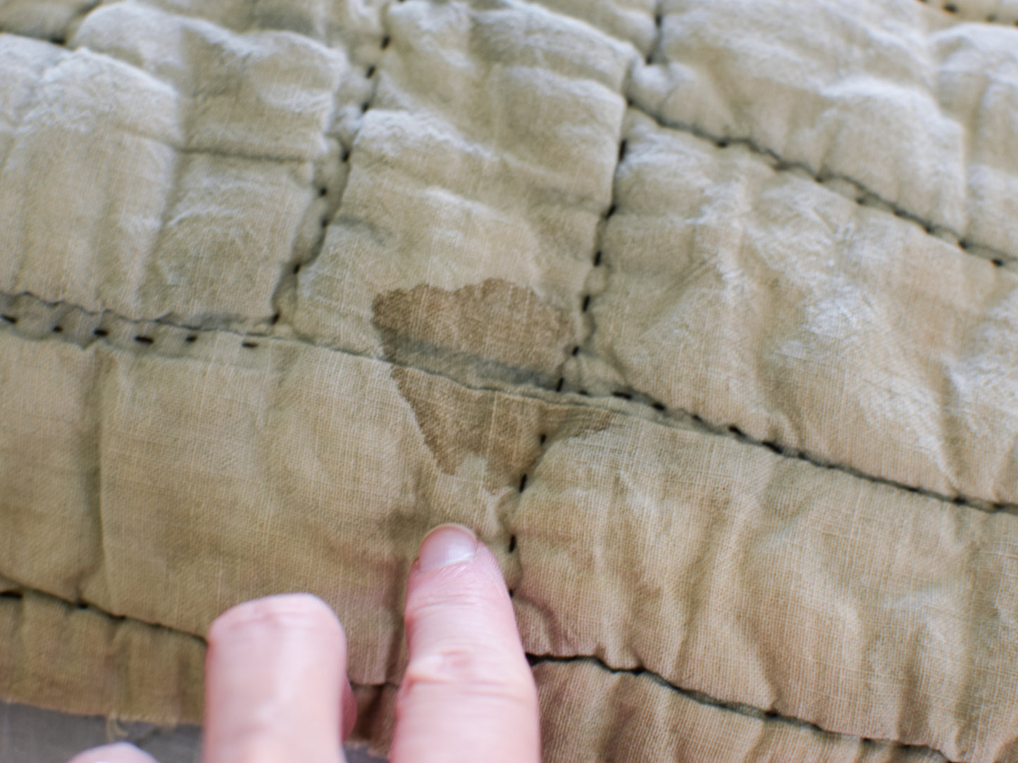 Antique Hand-Stitched Quilt