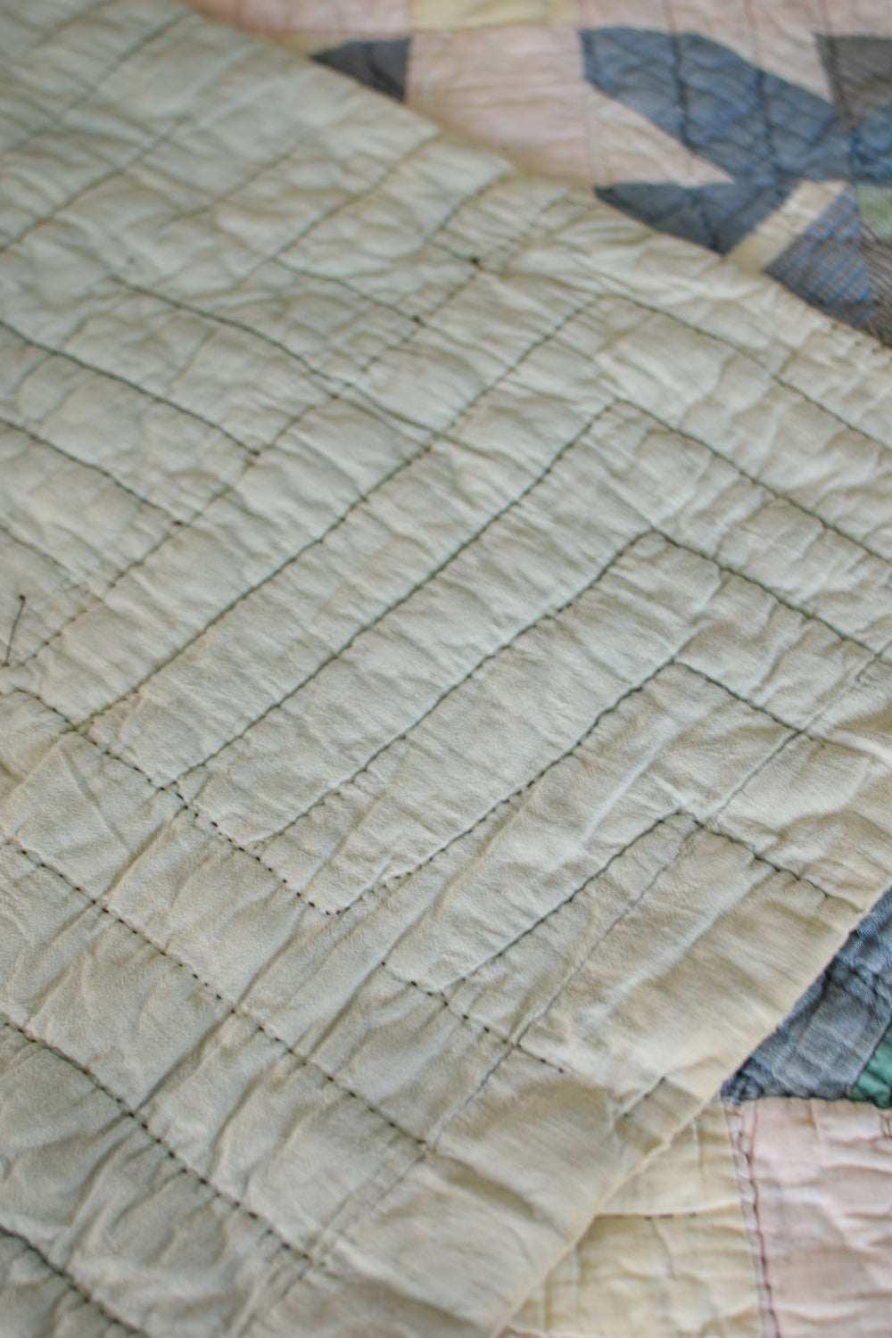 Antique Hand-Stitched Quilt