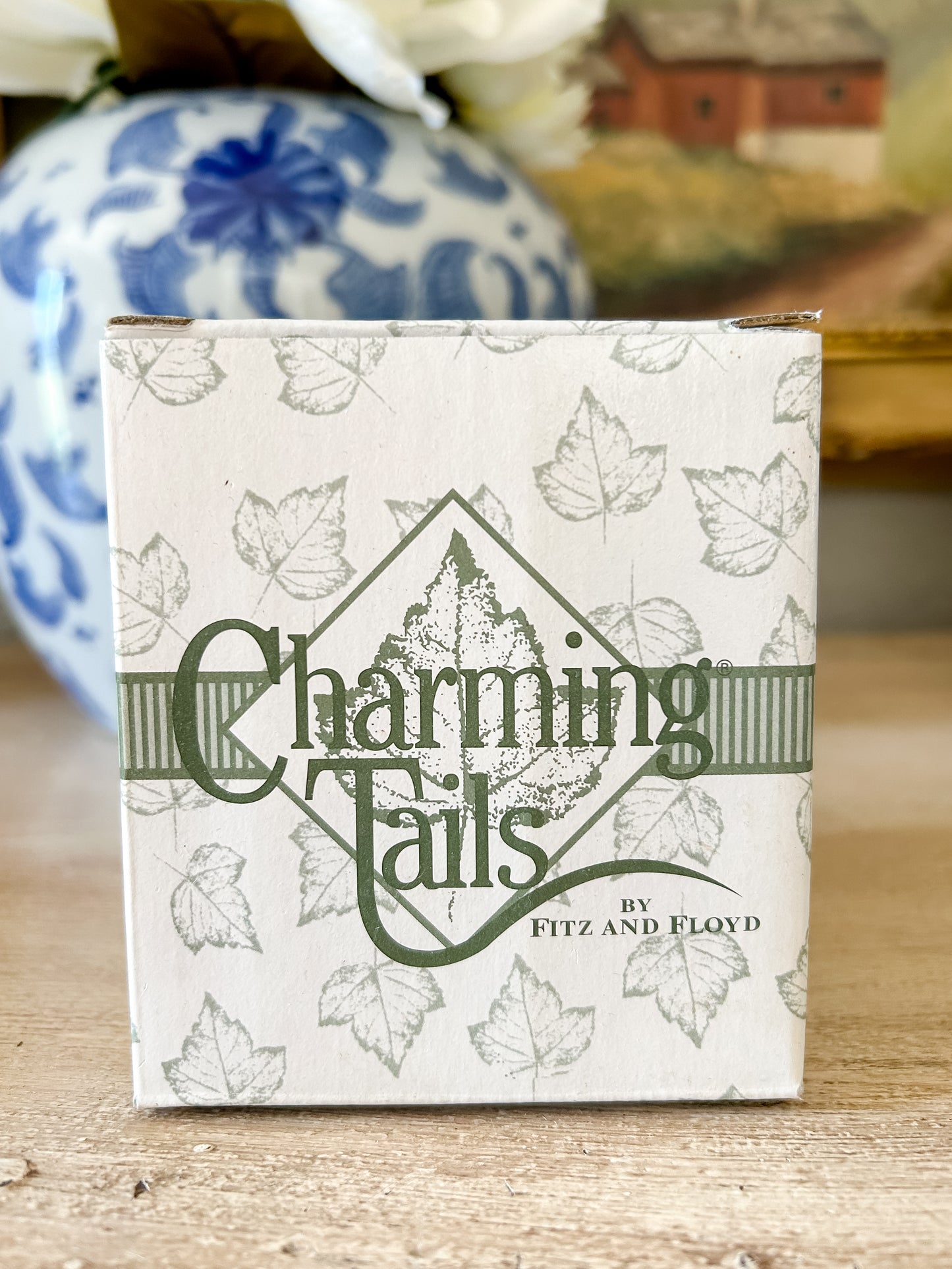 Charming Tails Lidded Box Figurine "Holly Day Dreams"