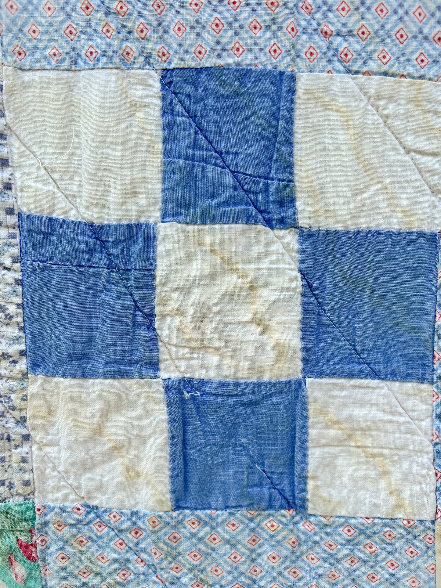 Vintage Nine Block Quilt
