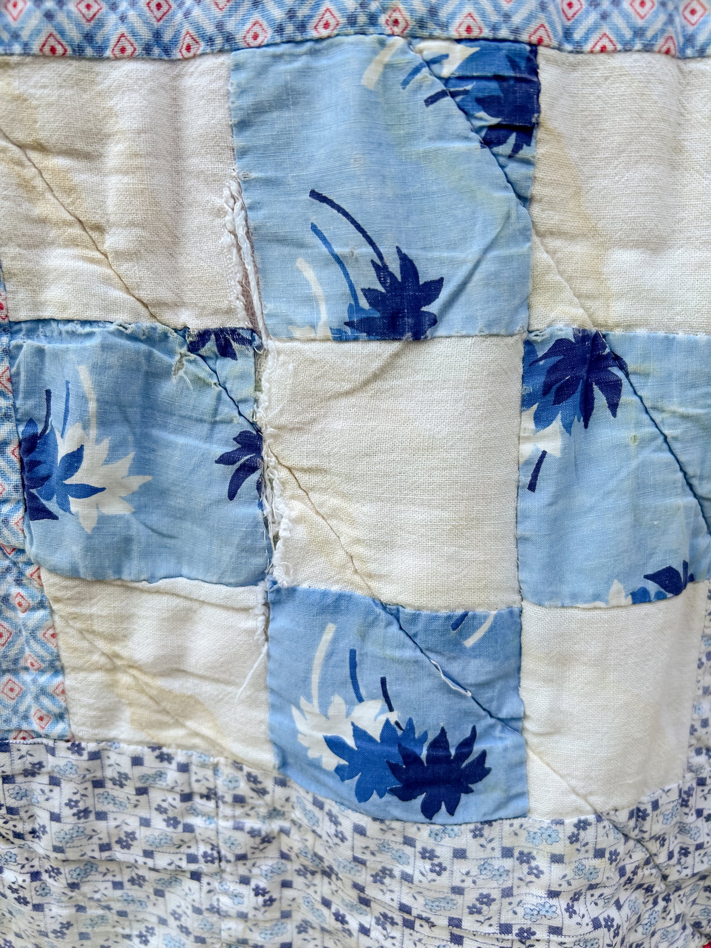Vintage Nine Block Quilt