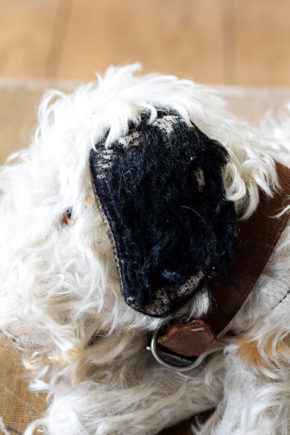 Antique Mohair Pajama Dog